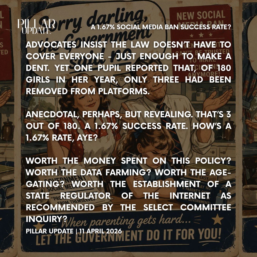 It&rsquo;s not working.
Advocates for the social media ban are starting to sound like communists. 
&ldquo;It&rsquo;s a great idea! It just hasn&rsquo;t been done right! No, the USSR, Cuba, China, North Korea...they all just did it wrong!&rdquo;&helli