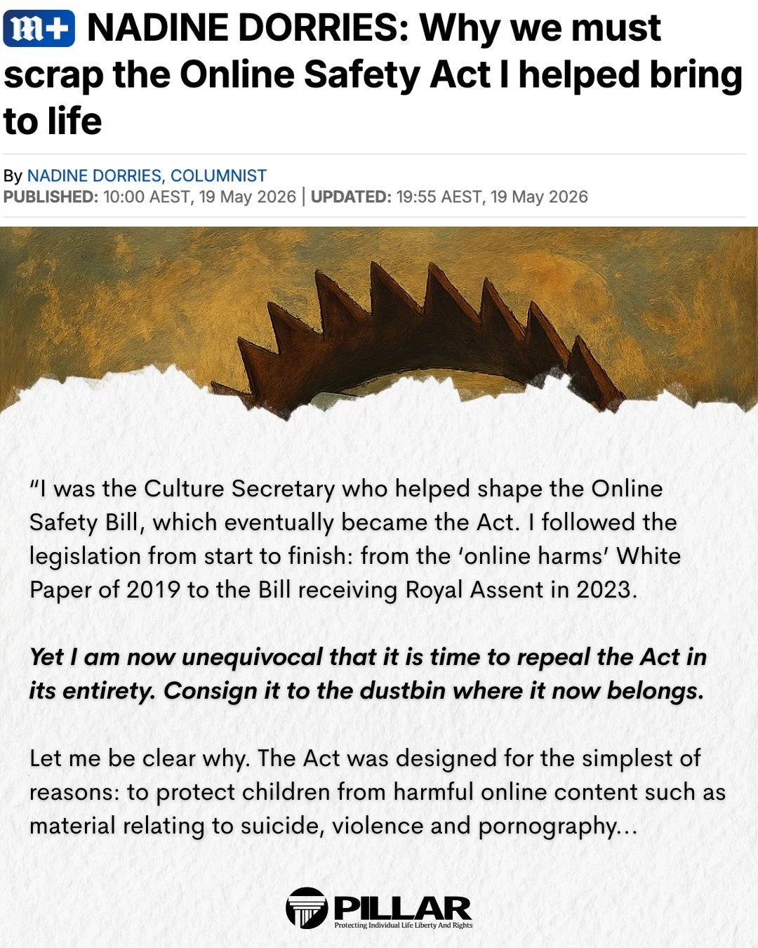 Wedd, Stanford, Luxon, and their army of censorship mums need to front up. We told them their Social media ban wouldn't protect children and would set the stage for full scale internet control. They pushed ahead, sighting the UK as proof of concept. 