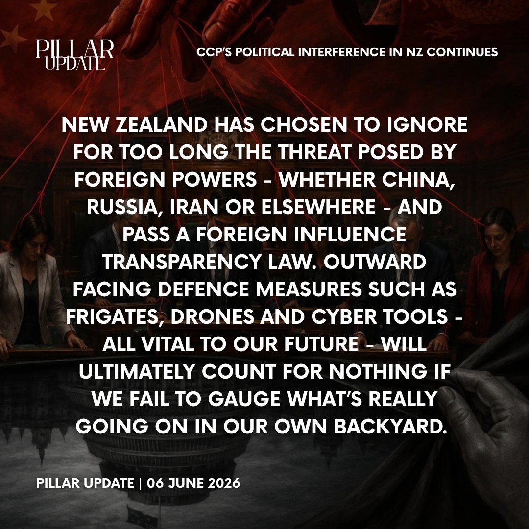 Four Kiwi MPs have just been blacklisted for one year by China. They should be commended by the New Zealand public for their courage. In affirming the democratic values of Taiwan and the moral right of the Taiwanese people to determine their own futu