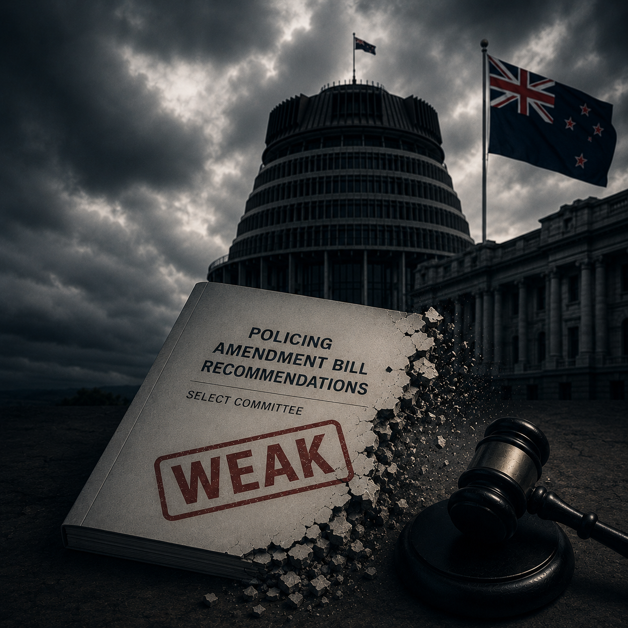 Weak Policing Amendment Bill recommendations by Justice Select Committee