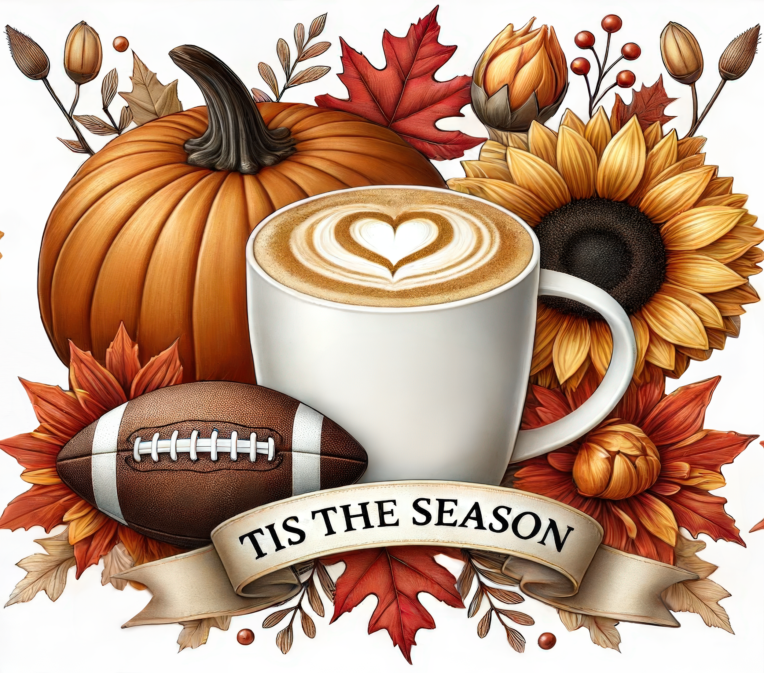 TIS the Season - Football/Pumpkin/Coffee
