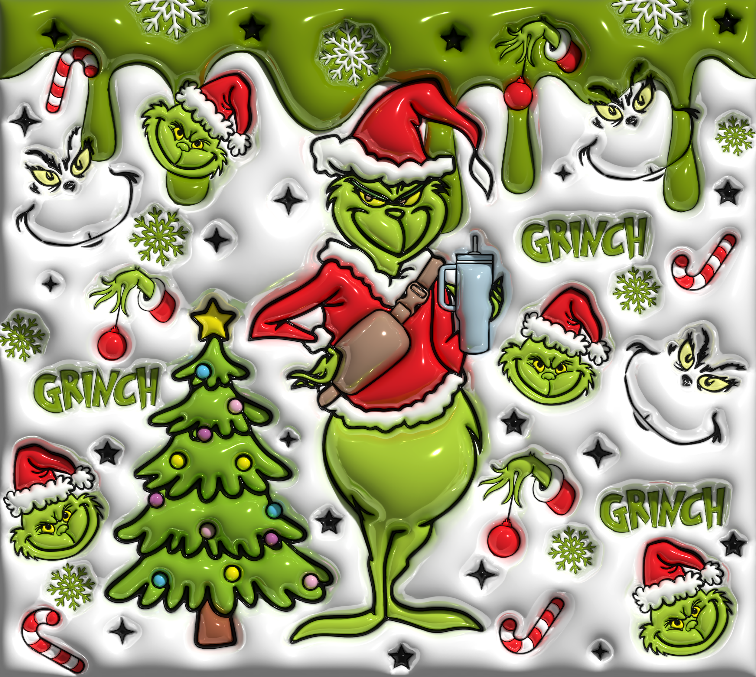 Grinch Puffy