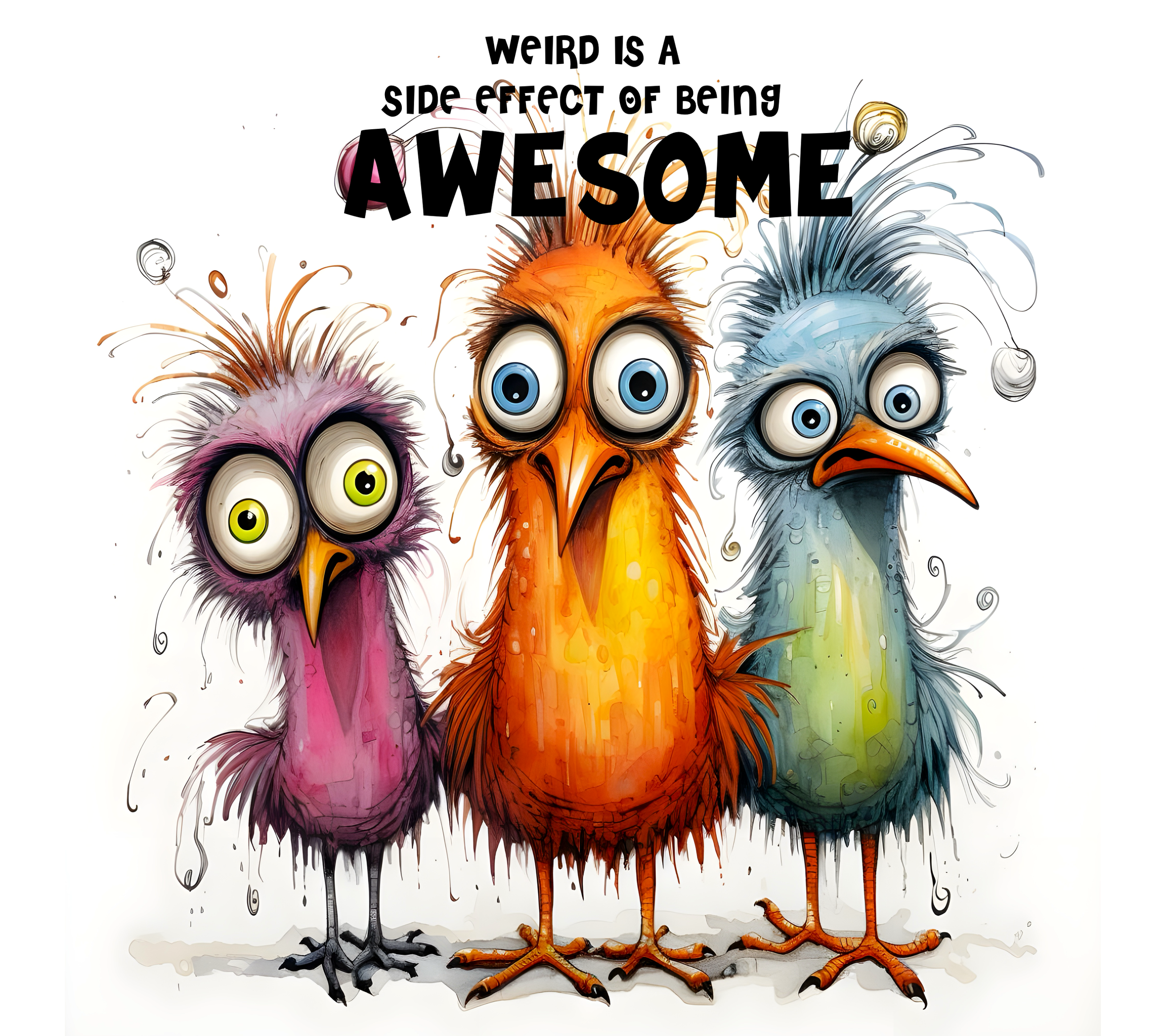 Crazy Birds 3 - Weird Is A Side Effect