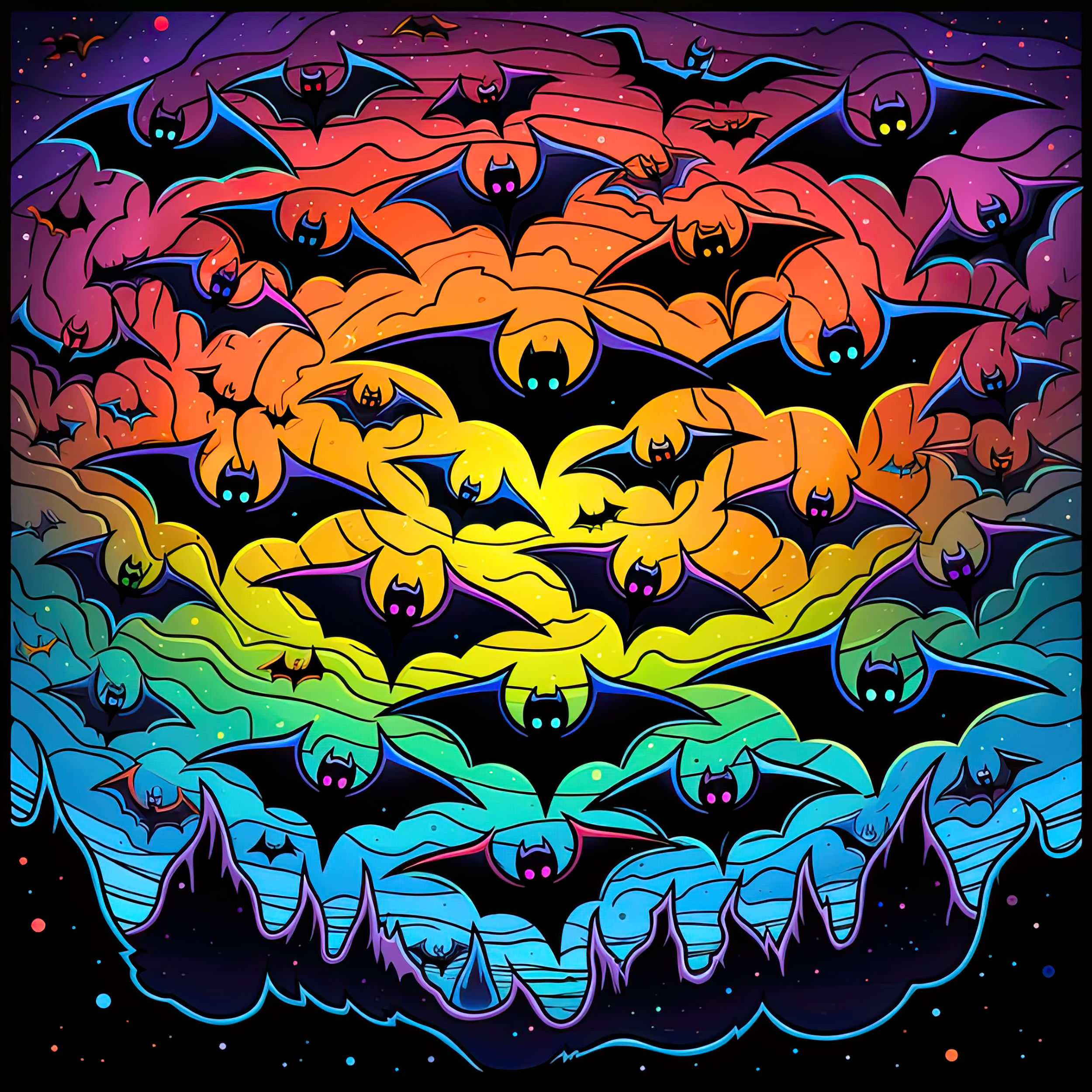 Kaleidoscope Bats