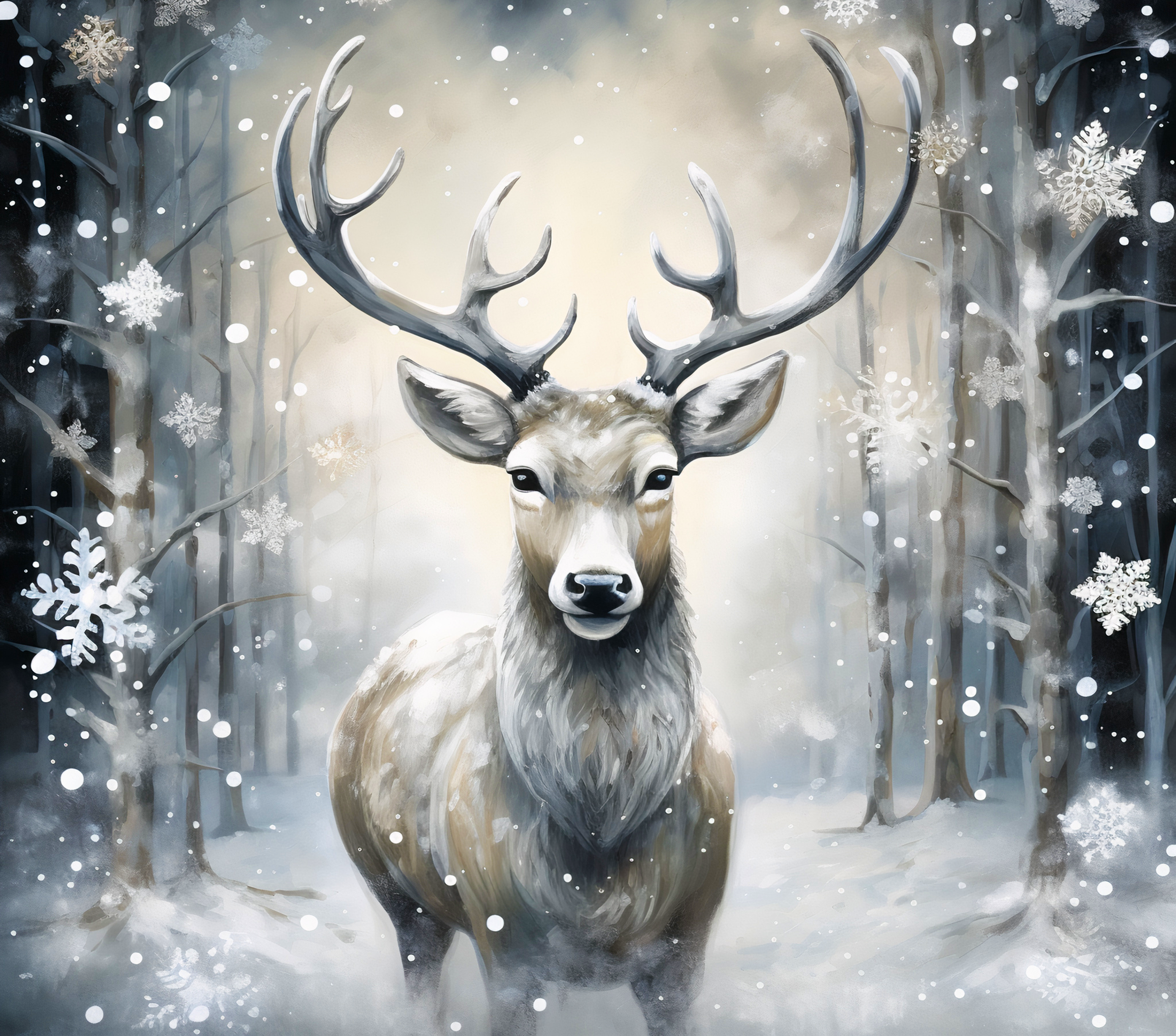 Stag - Full Face - Winter