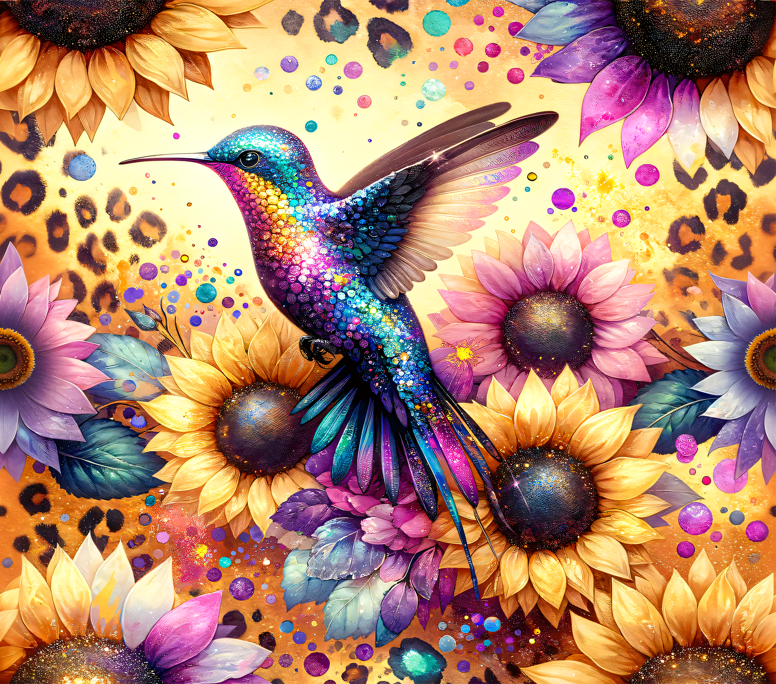 Humming Bird - Colorful