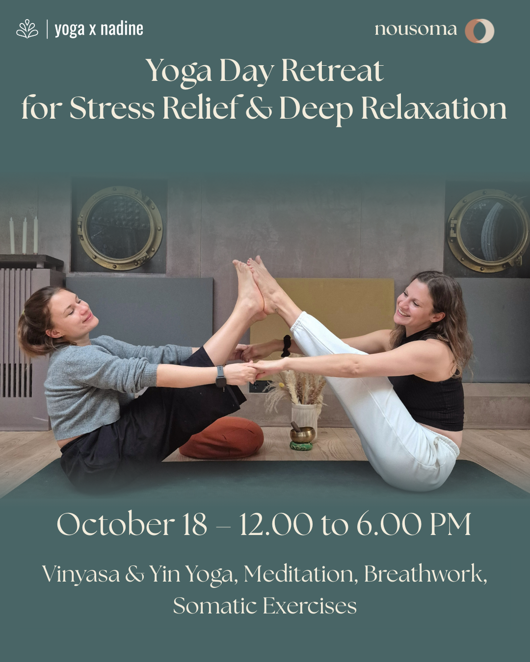 Yoga Day Retreat for Stress Relief & Deep Relaxation