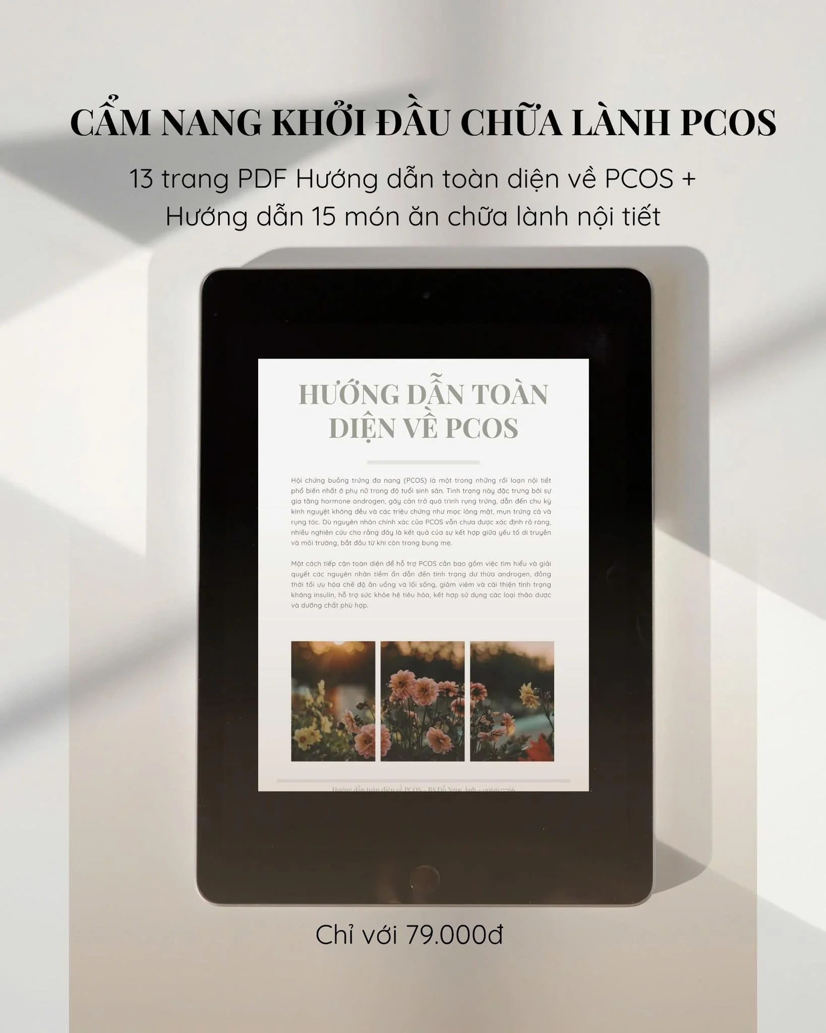 EBOOK PCOS: HIỂU & CHỮ LÀNH PCOS TỪ GỐC