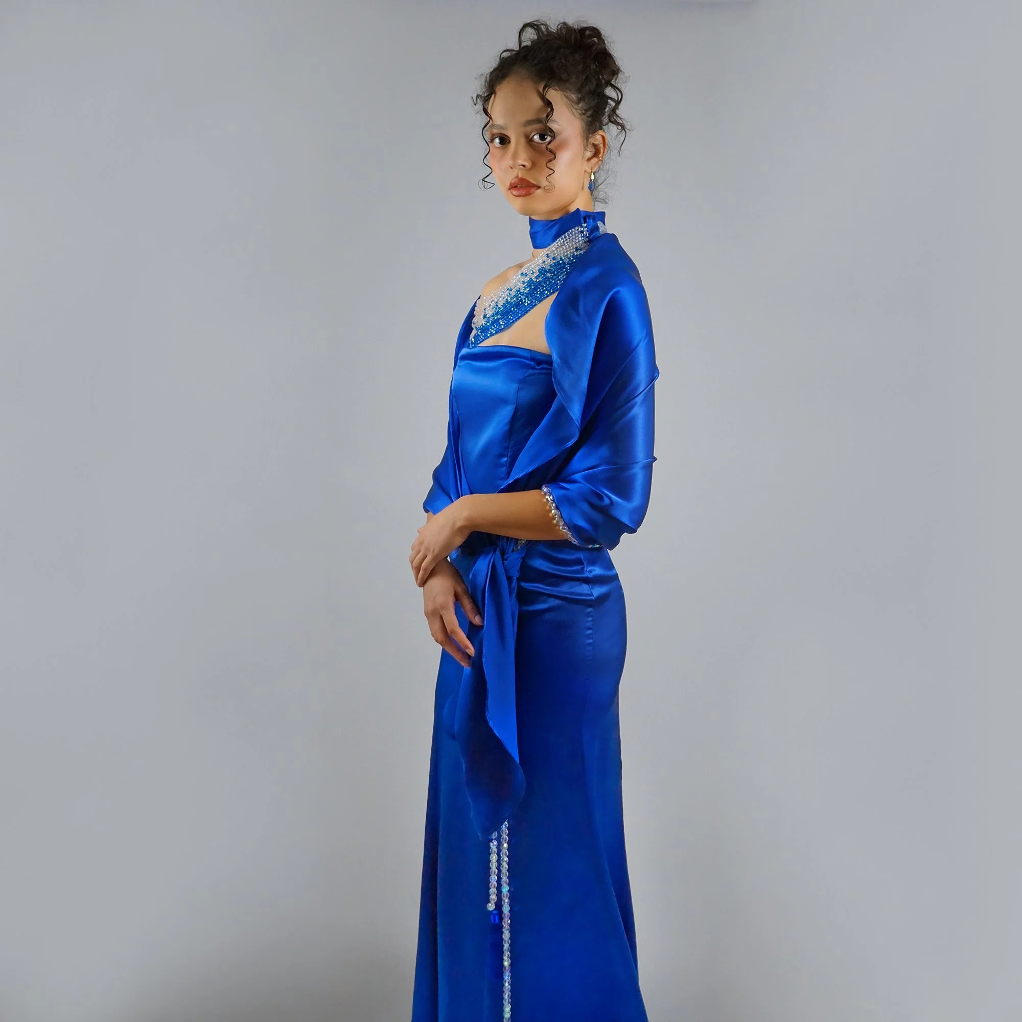 Stola „Lola“ in Royalblau