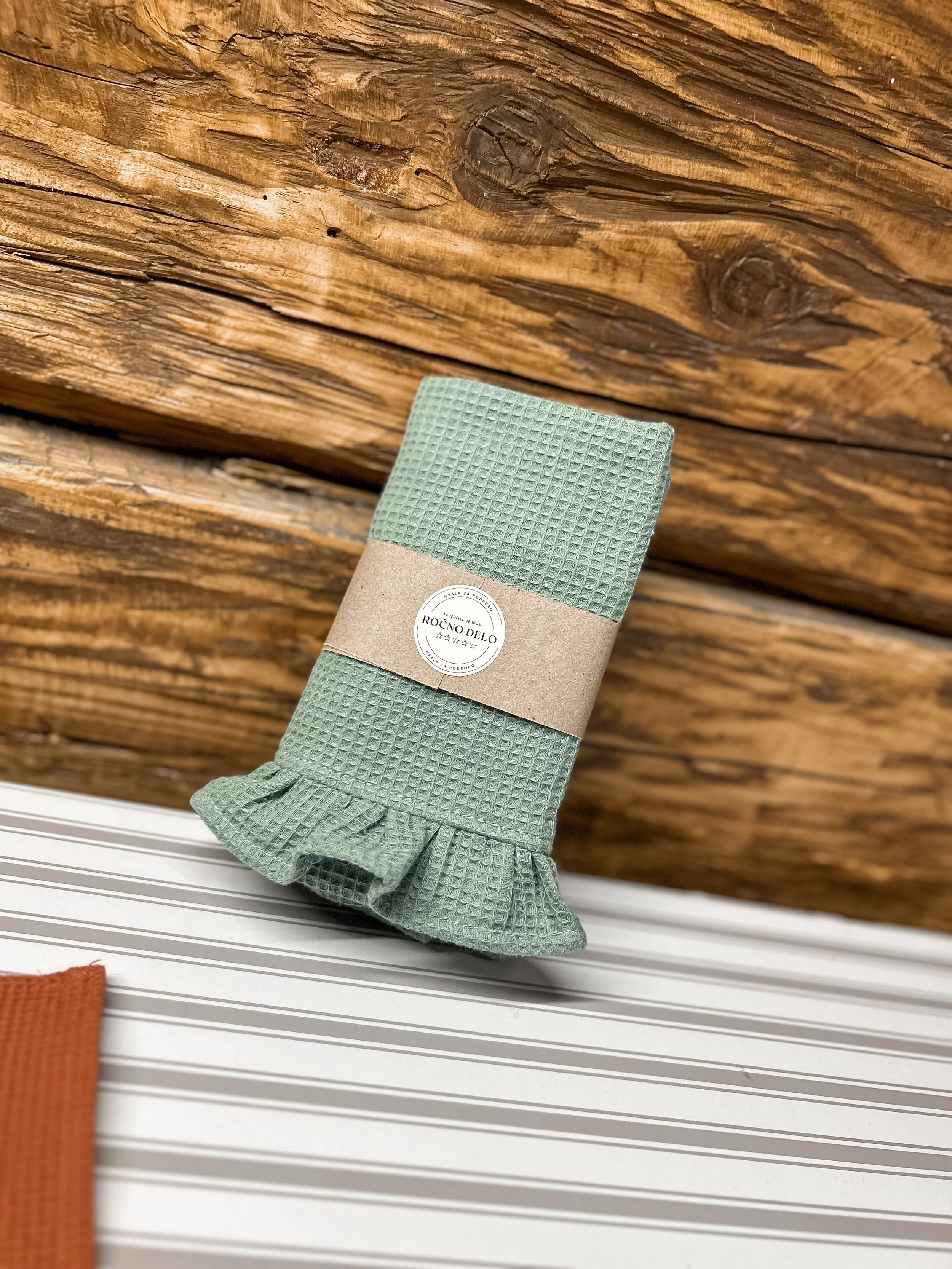 Kuhinjska krpa I Green ruffle