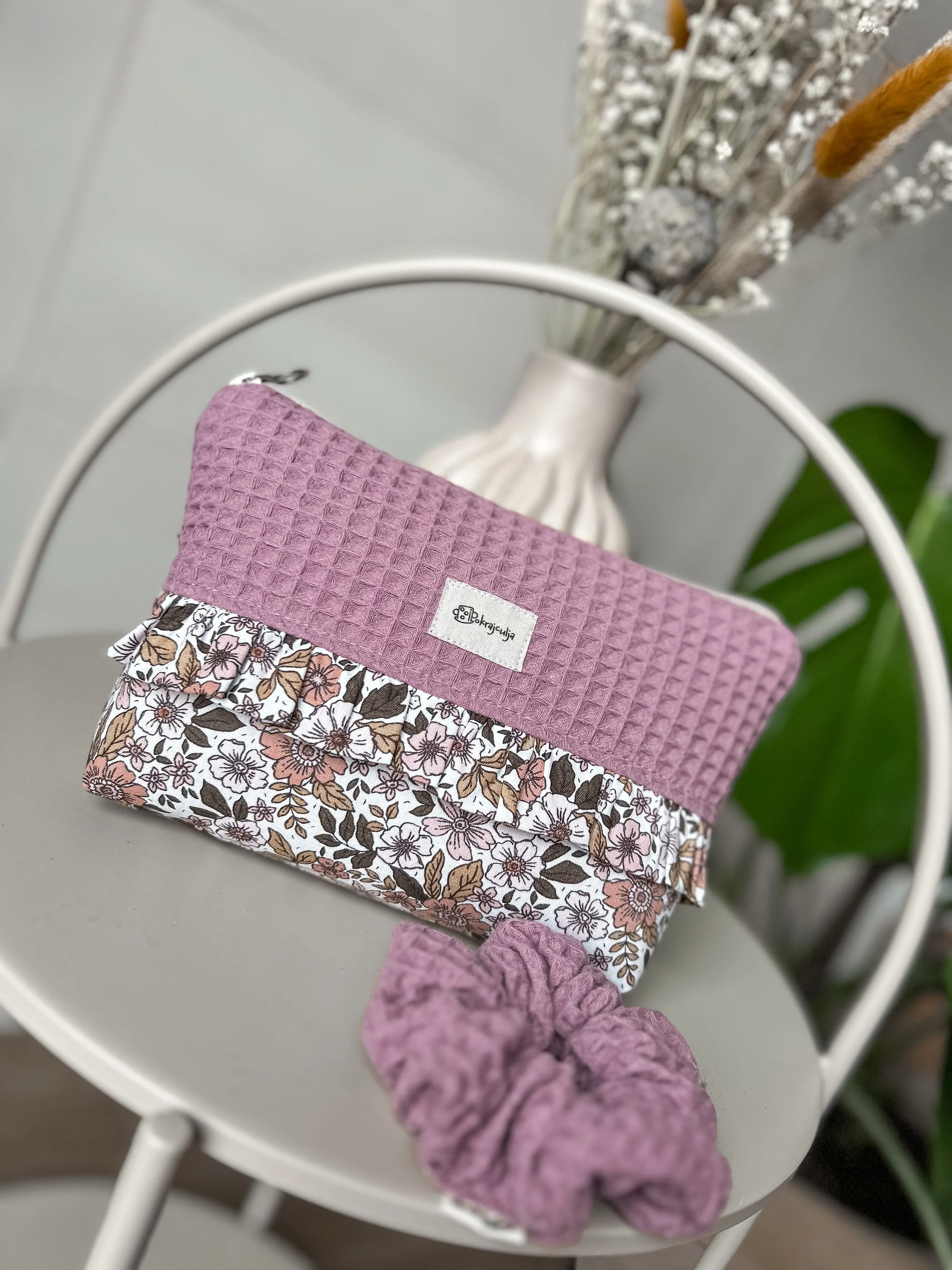Toaletna torbica Emilia I Pink petal