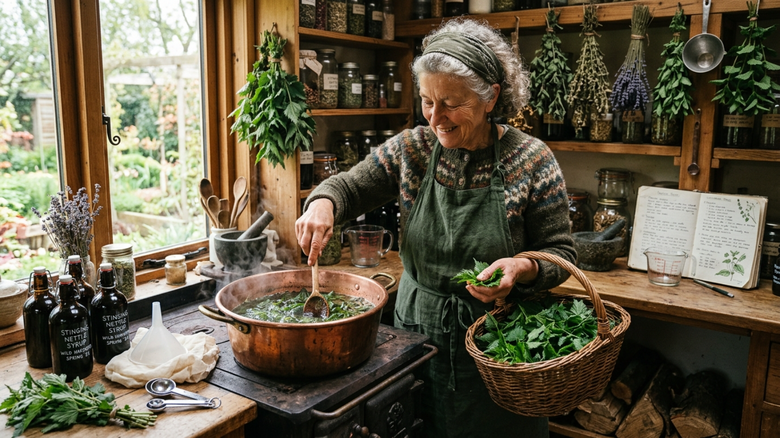 Atelier herboristerie : L'ortie sous toutes ses formes, découvrez l'or vert de votre jardin!