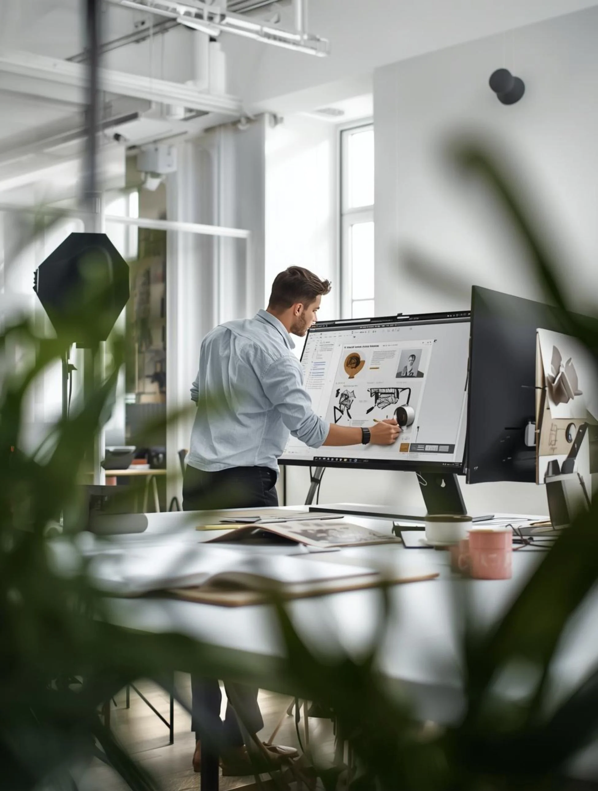 Creatieve marketingfoto ontworpen voor merkactivaties en promotie.