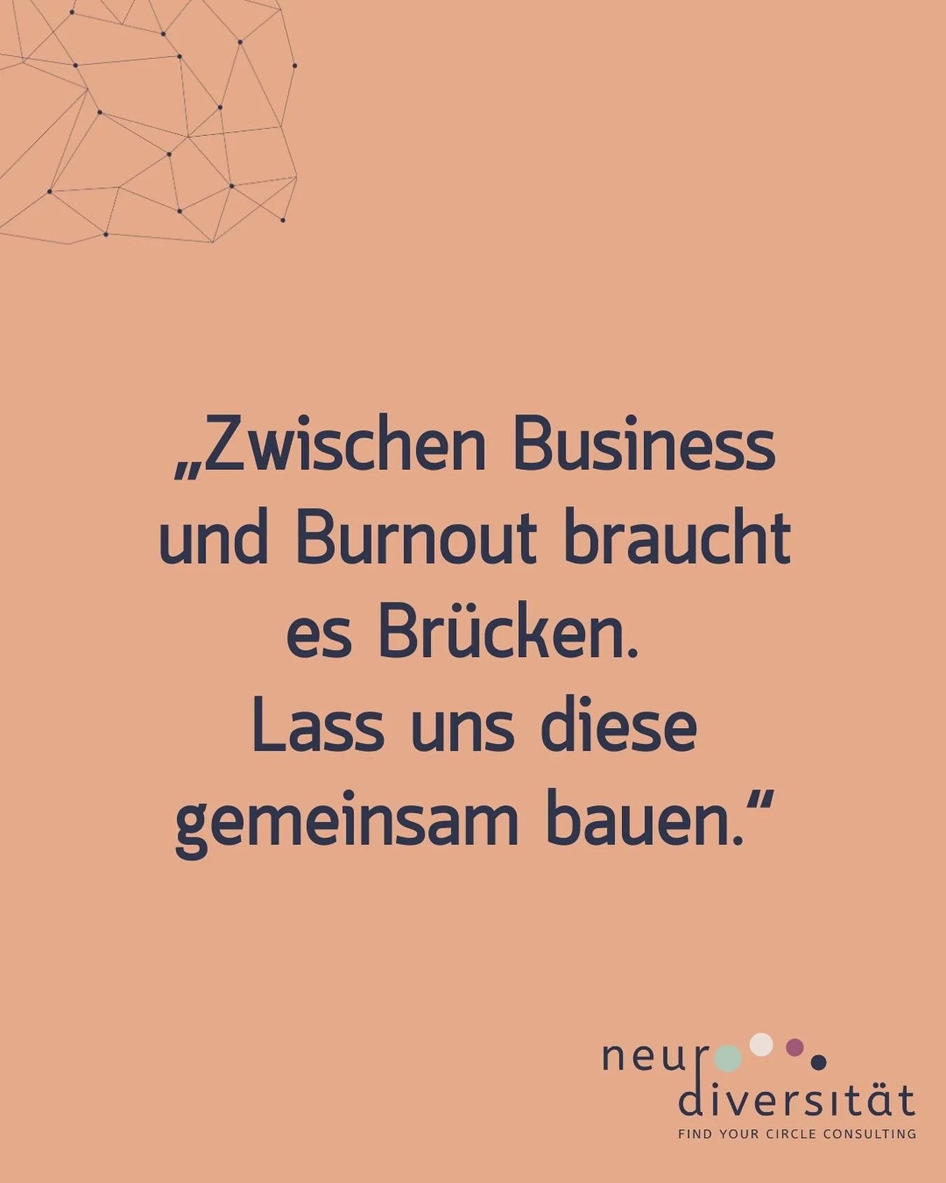 👉 Lass uns reden. &Uuml;ber Neurodiversit&auml;t &ndash; nicht als Risiko, sondern als Potenzial.

Zu lange wurden Unterschiede als St&ouml;rung, Defizit oder Ausnahme betrachtet. Doch die Wahrheit ist: Neurodiversit&auml;t ist Realit&auml;t. Sie pr