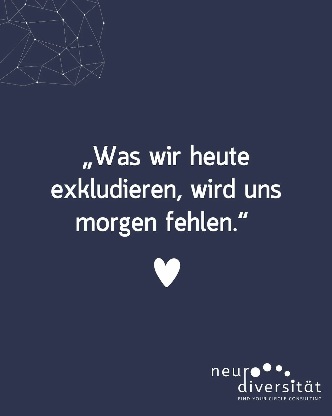 👉 Lass uns reden. &Uuml;ber Neurodiversit&auml;t &ndash; nicht als Risiko, sondern als Potenzial.

Zu lange wurden Unterschiede als St&ouml;rung, Defizit oder Ausnahme betrachtet. Doch die Wahrheit ist: Neurodiversit&auml;t ist Realit&auml;t. Sie pr