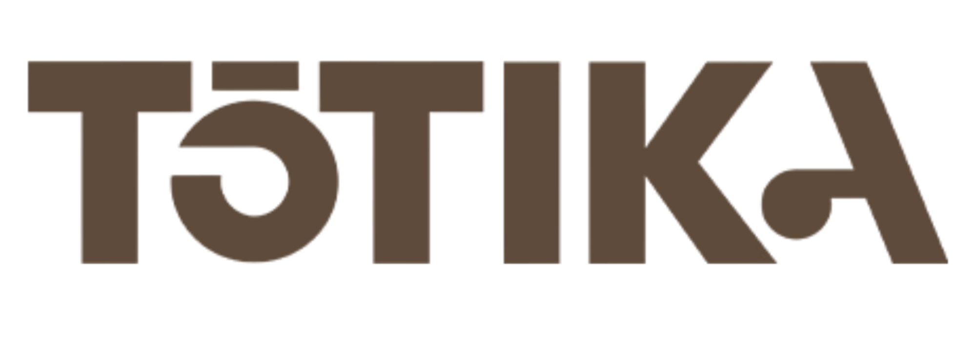 Tiktok logo in brown color.