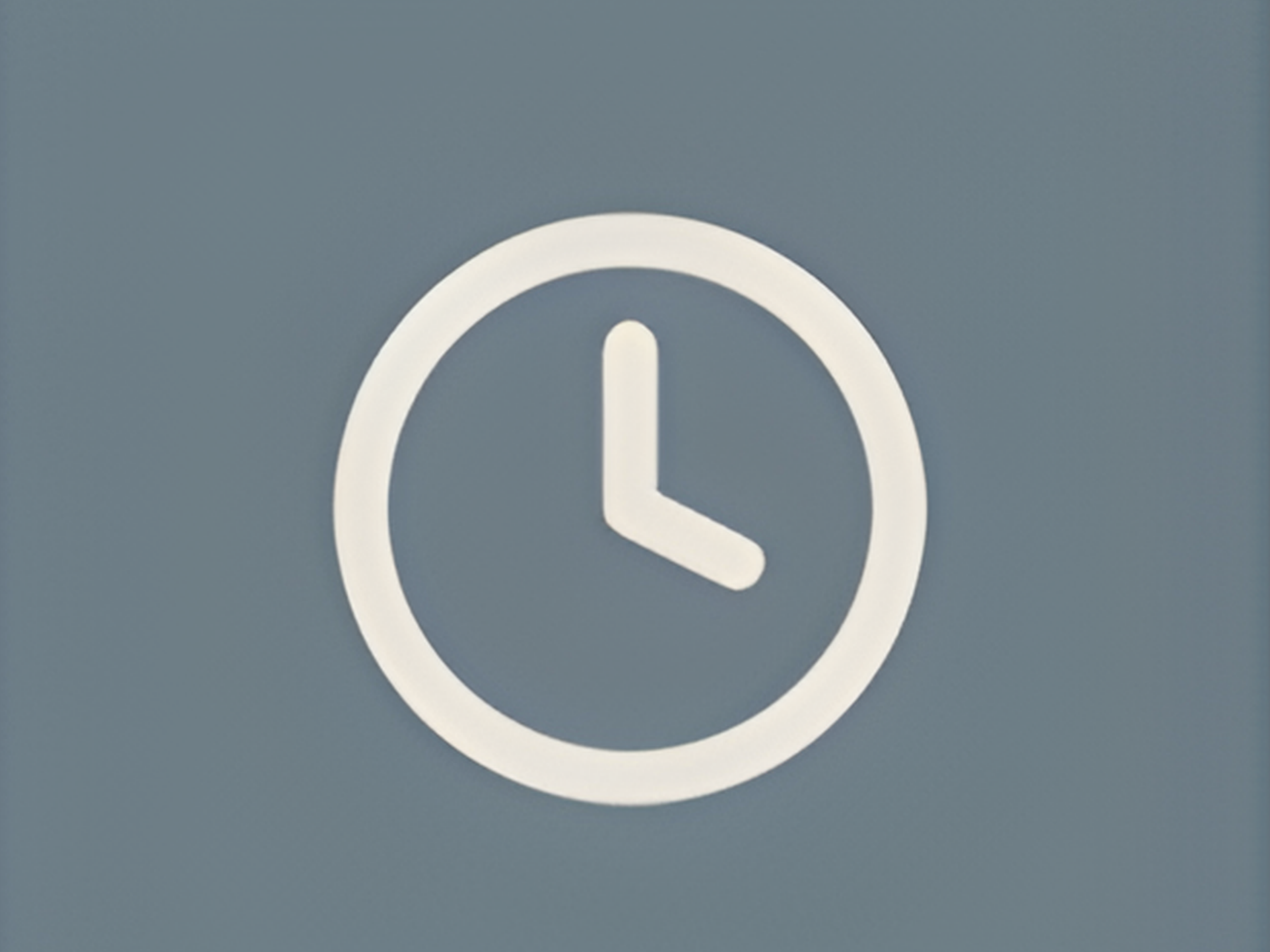 A digital clock icon showing the time as 3:00 on a blue background.