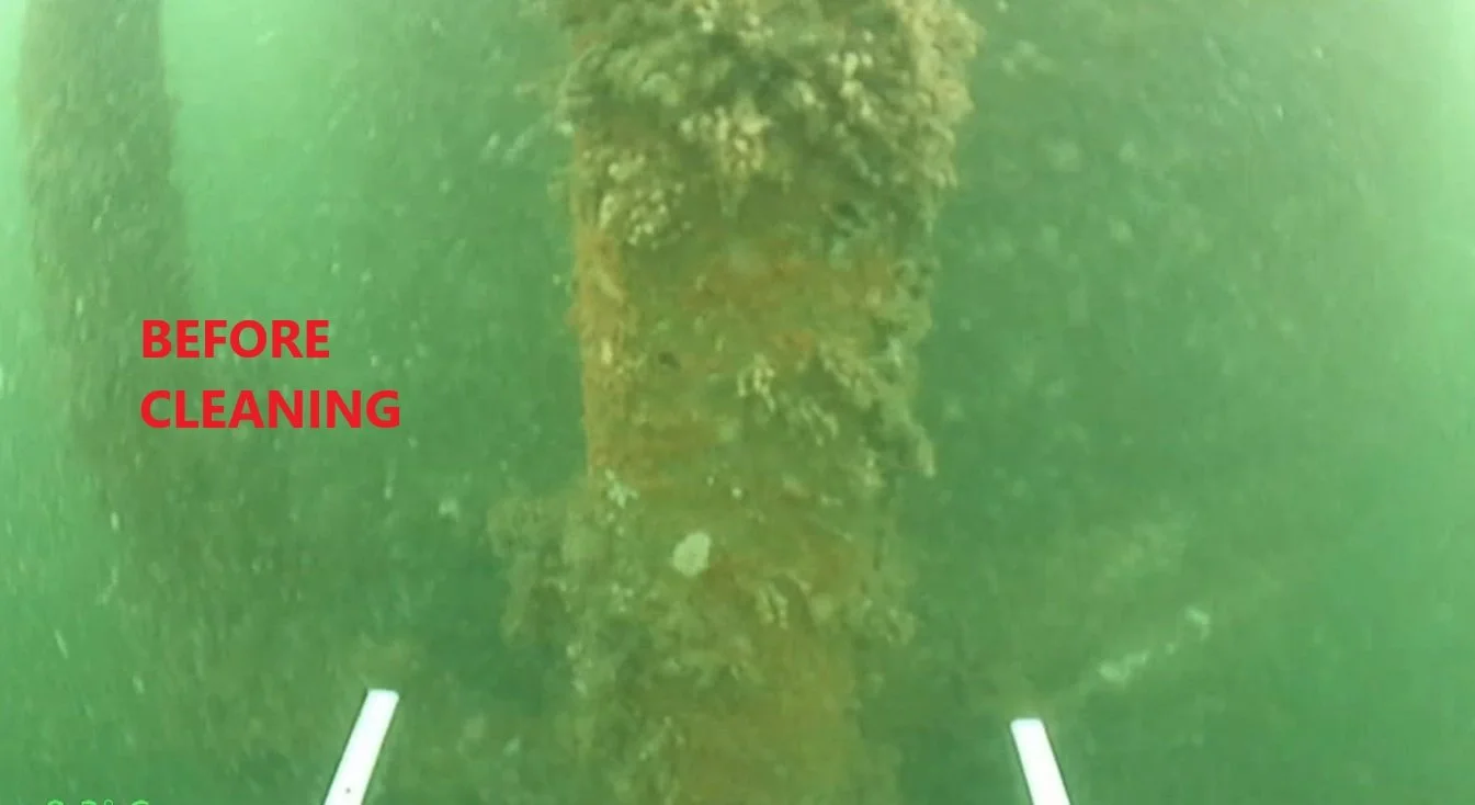 underwater cleaning with ROVs