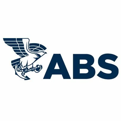 Logo featuring a stylized eagle and the letters ABS.