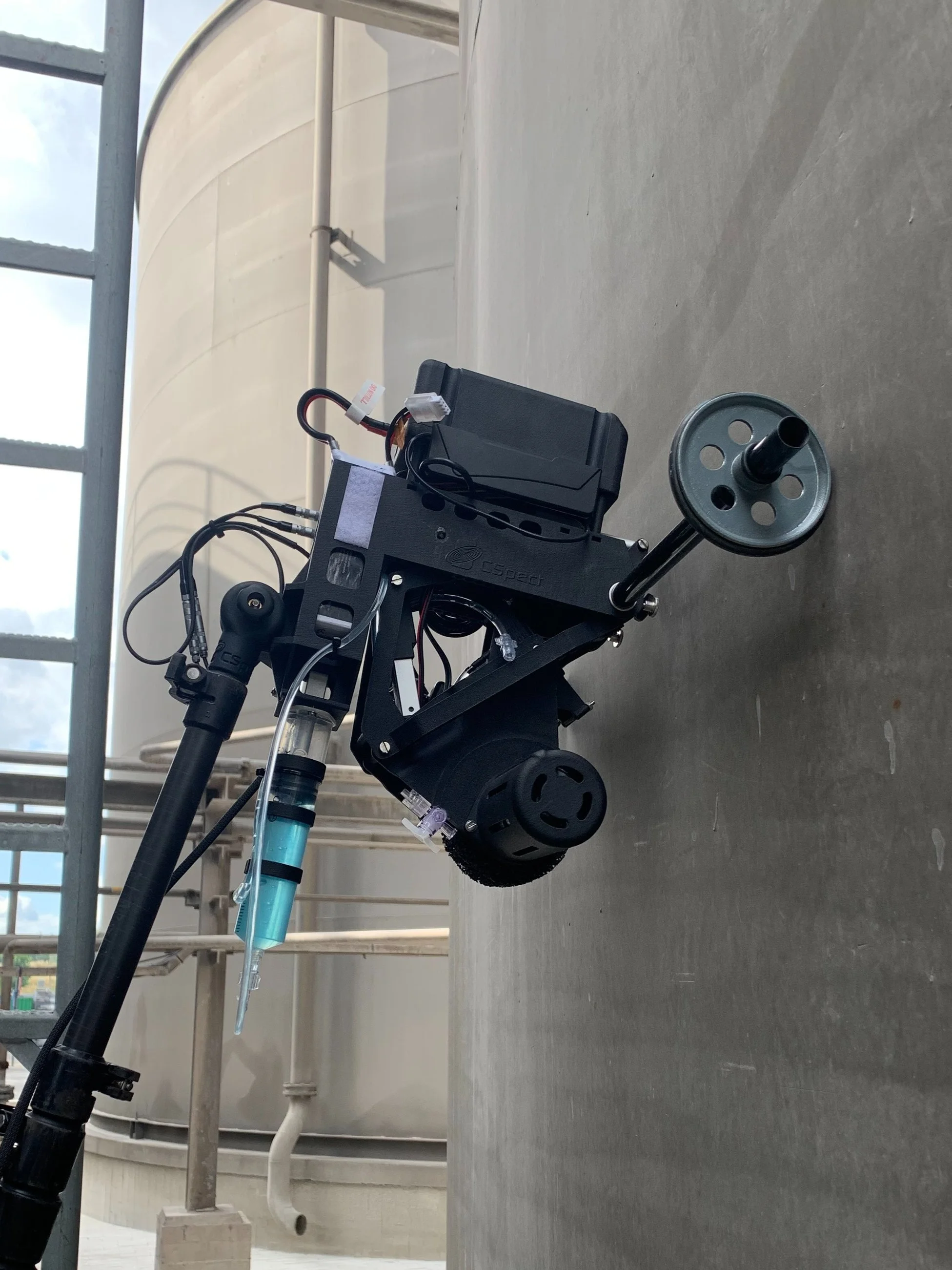 ALTUM telescopic with UT probe and grinder