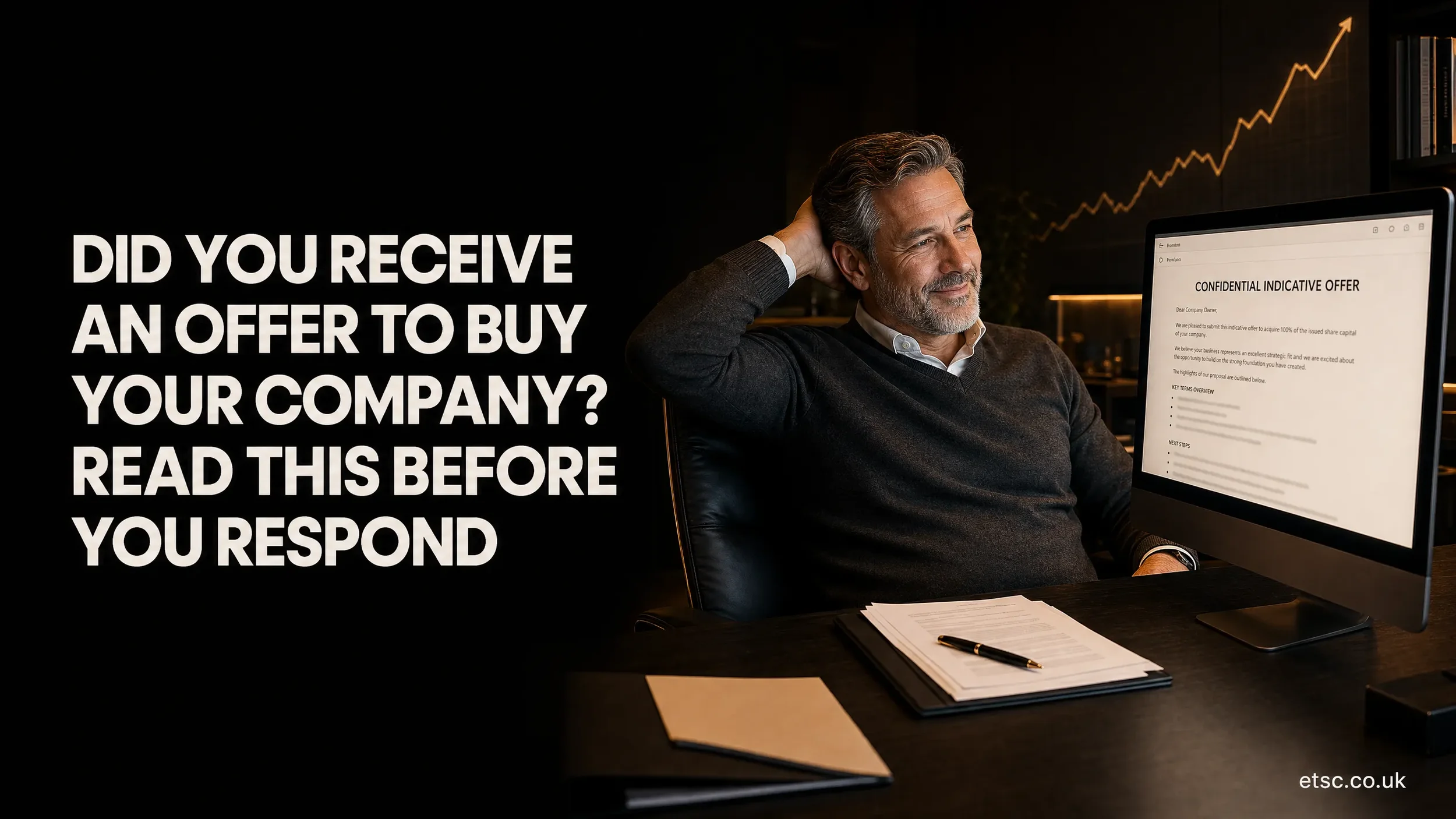 Did You Receive an Offer to Buy Your Company? Read This Before You Respond