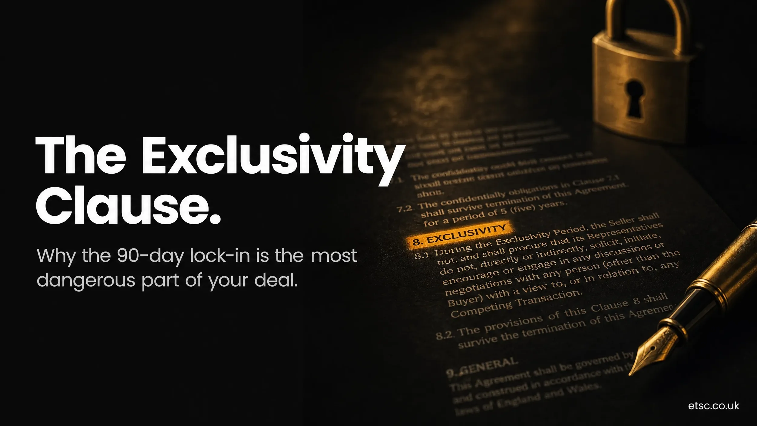 The Exclusivity Clause: How Buyers Freeze the Market and Take Control