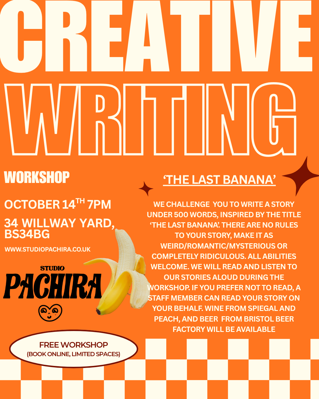 Creative Writing Workshop 'The Last Banana'