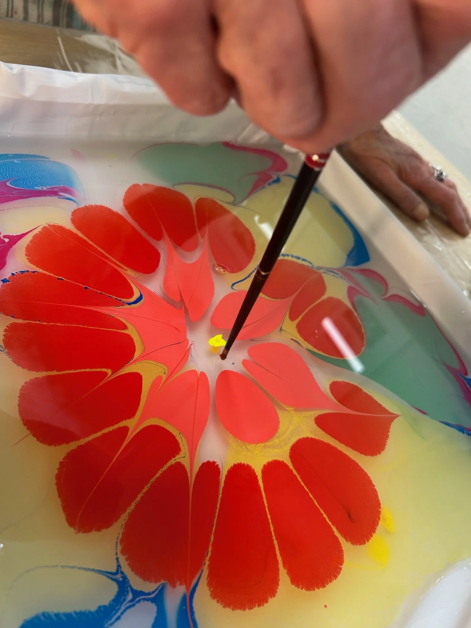 Christmas event: Silk Scarf Marbling