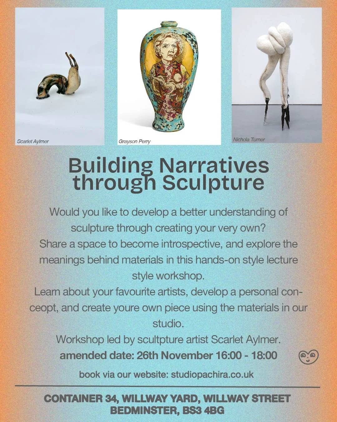 Building Narratives Through Sculpture  with Scarlet Alymer