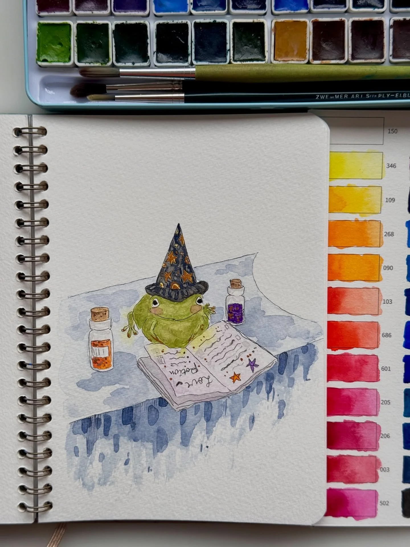 #peachtober day 18: toad🧙‍♀️✨
No pressure to participate this year (because I’m way too busy) but I still wanted to use a few of the prompts! We made it to day eighteen🥳🎶
Made with @paulrubensart watercolors 
#peachtober25 #peachtober