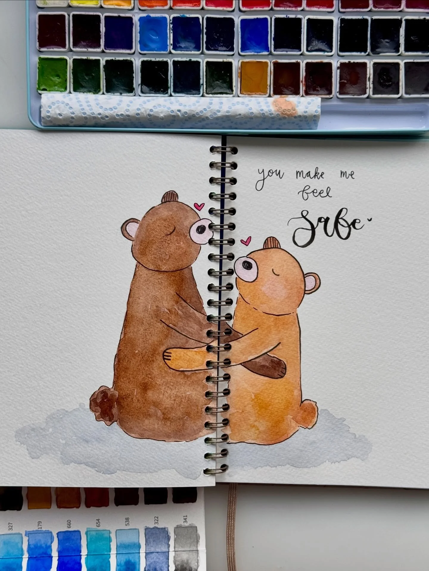 #peachtober25 day 26: bear🐻✨
A quick and simple one today! No pressure to participate this year (because I’m way too busy) but I still wanted to use a few of the prompts. We made it to day 26🥳
Made with watercolor and pen
#peachtober25bear