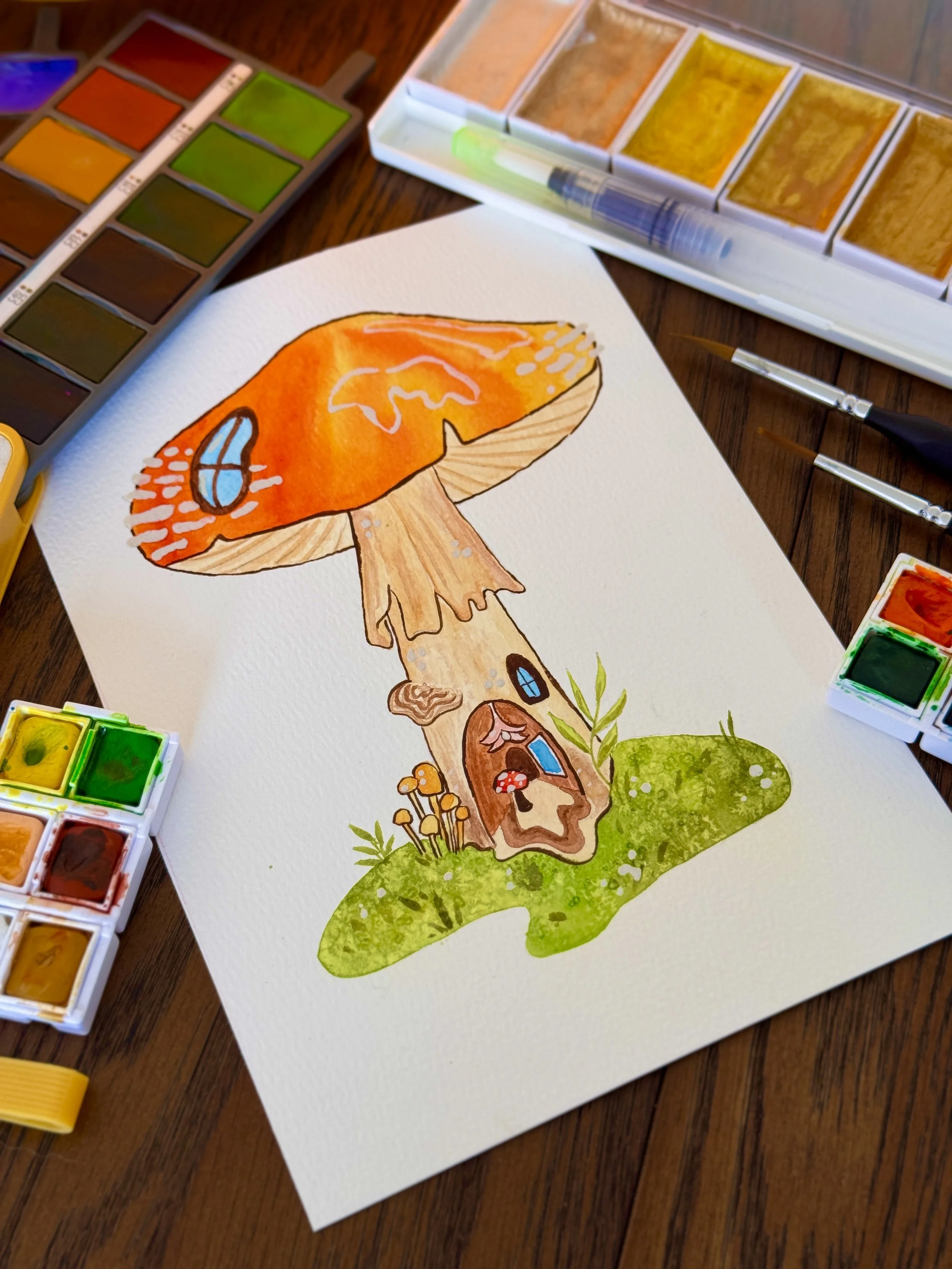Live watercolor workshop