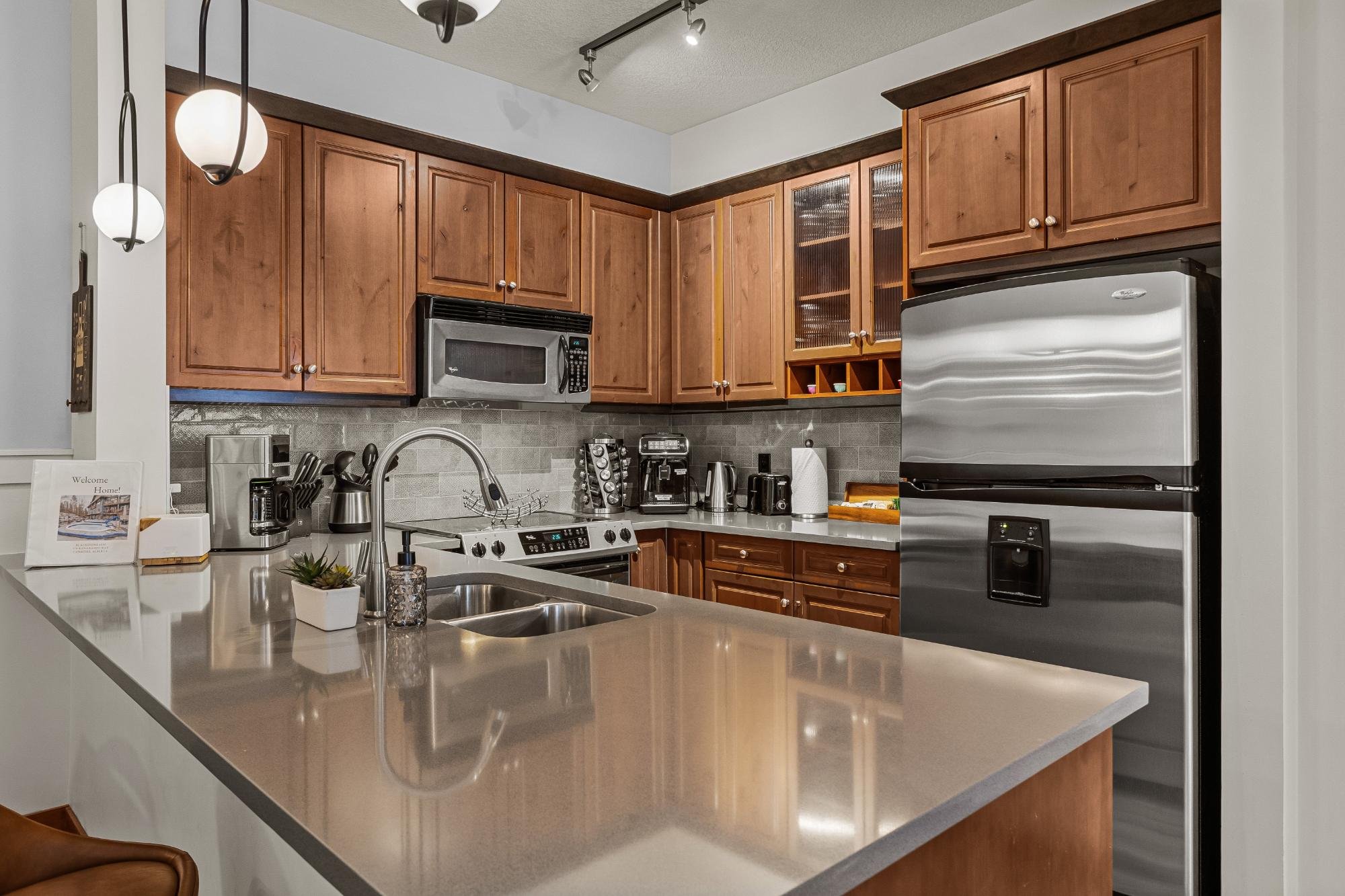 Fully equipped kitchen