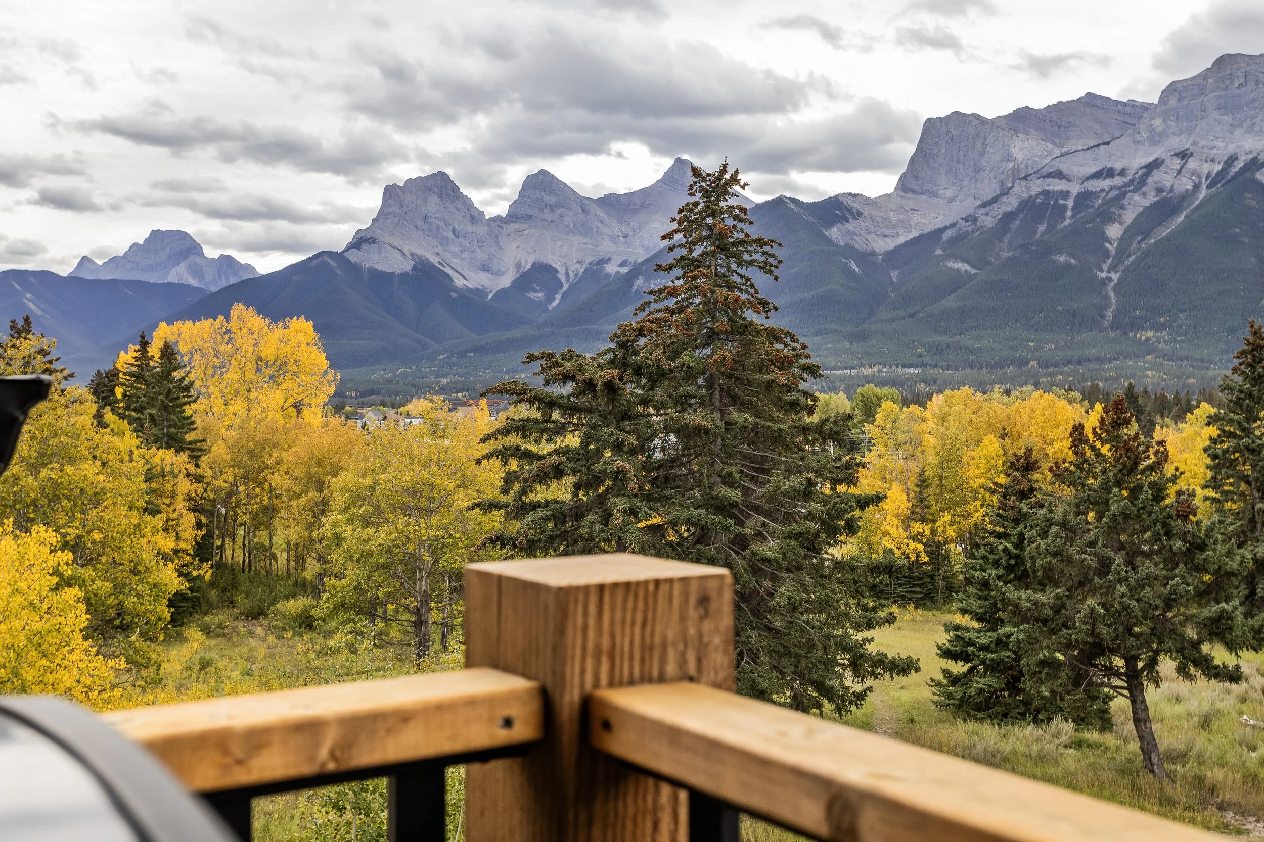 The Golden Escape with Mountain Views