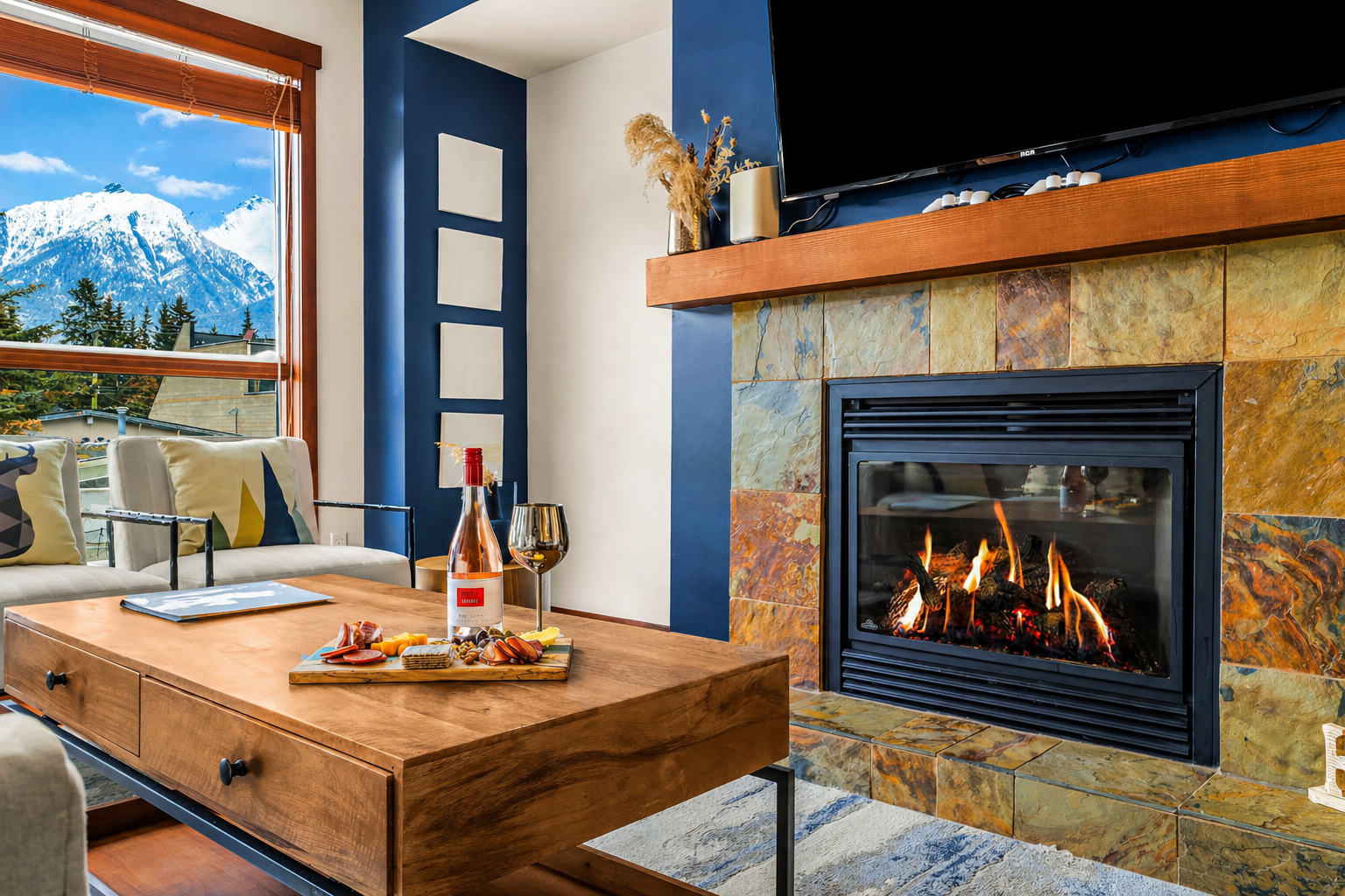 Heart of Canmore With Amazing Views!