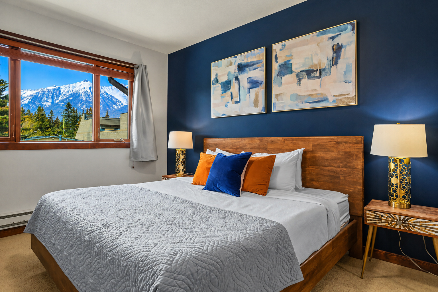 Master Bedroom with mountain view