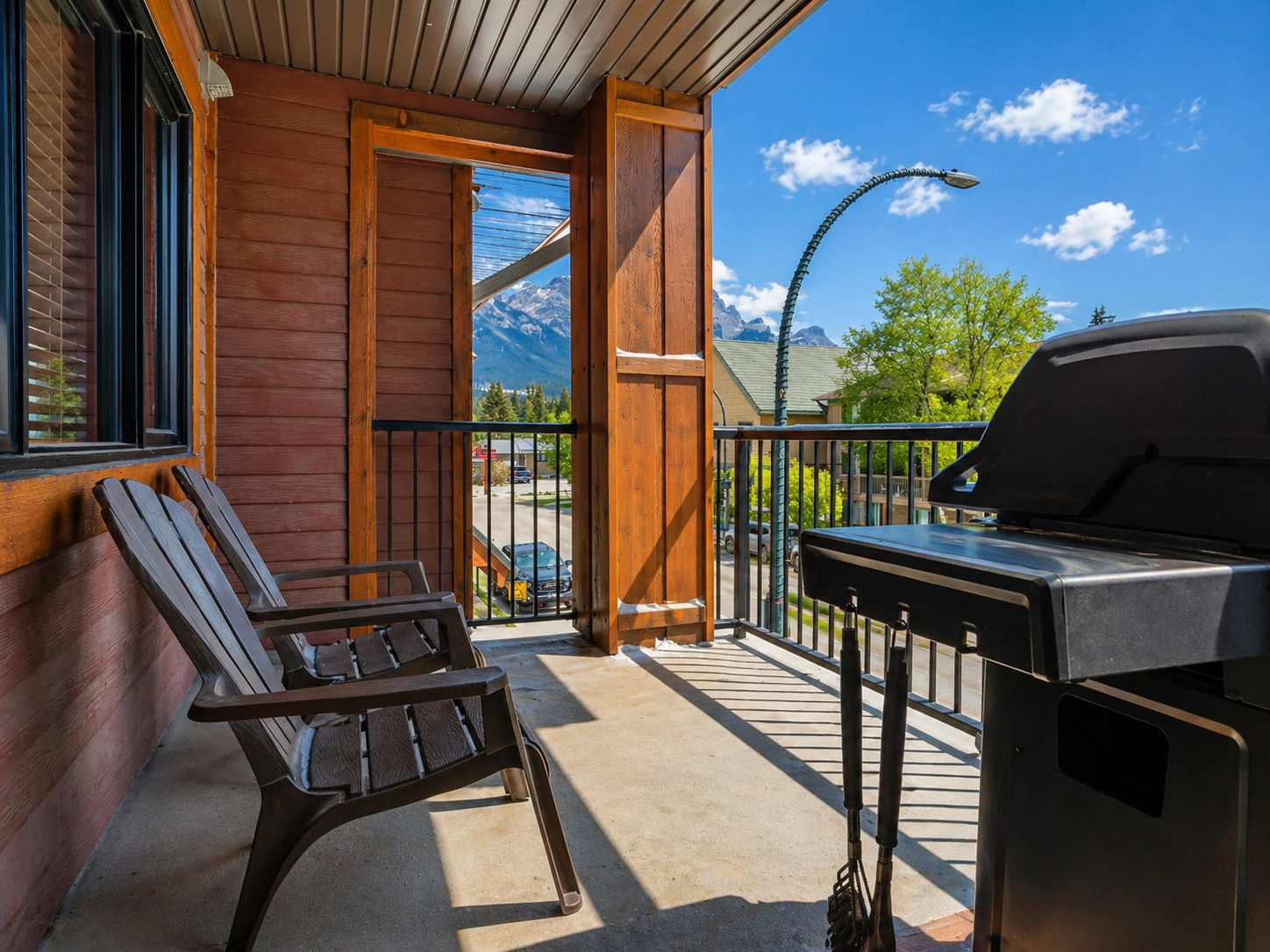 Balcony with BBQ