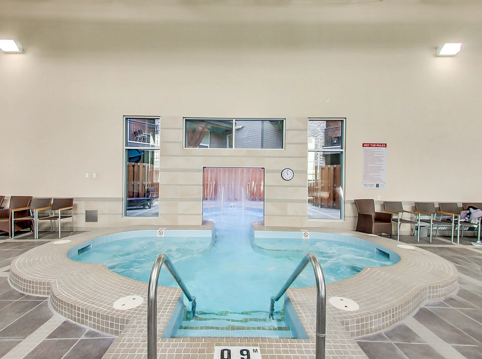 Indoor and Outdoor Hot Tub