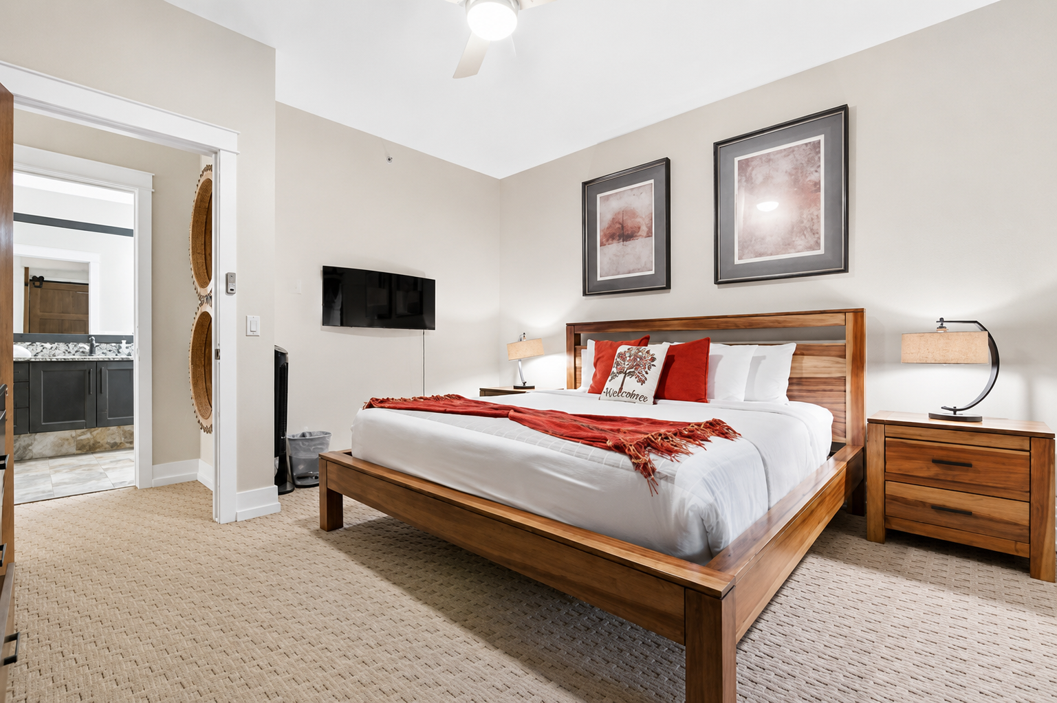 Master Bedroom with King Bed