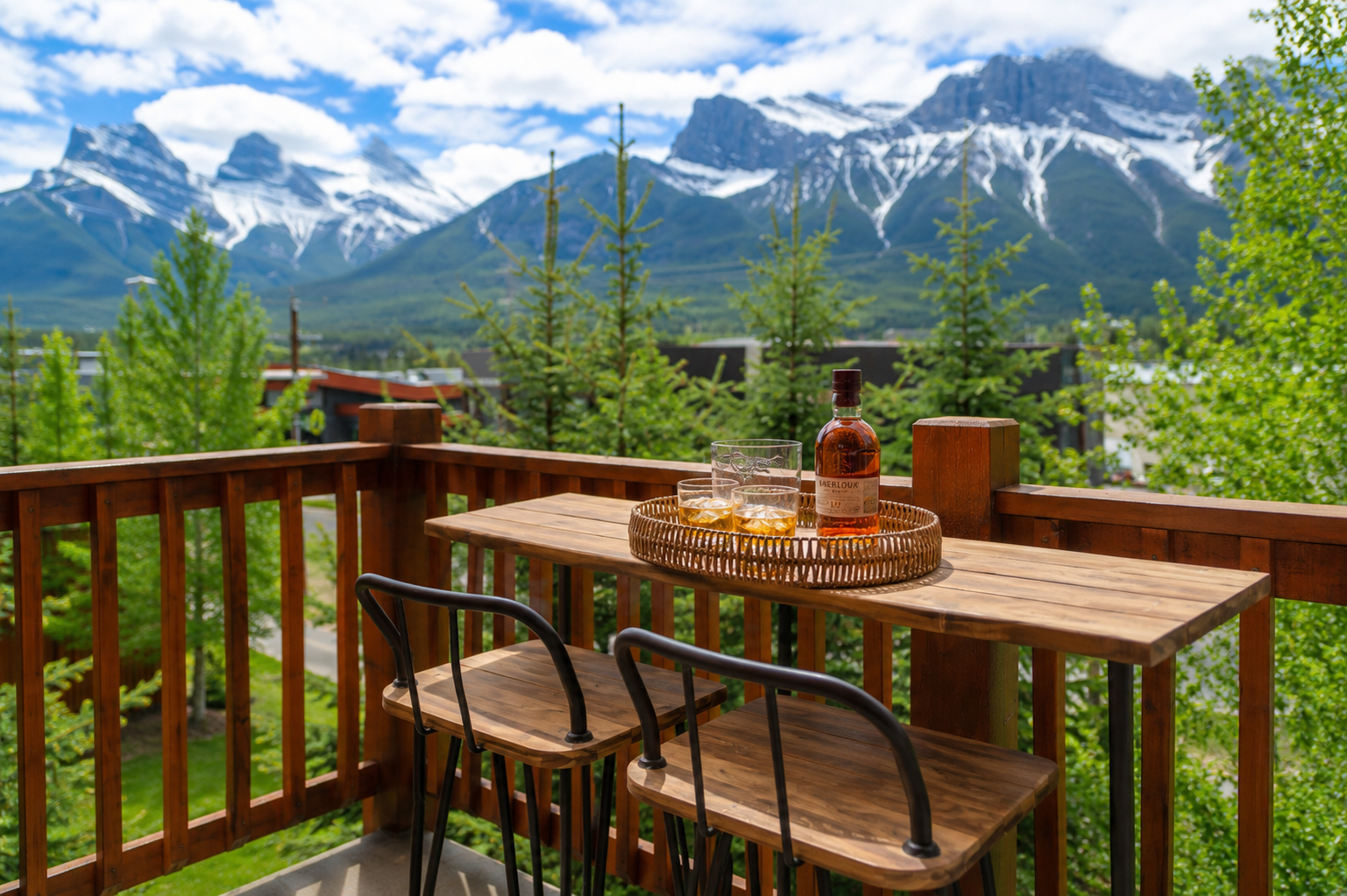 Patio with view
