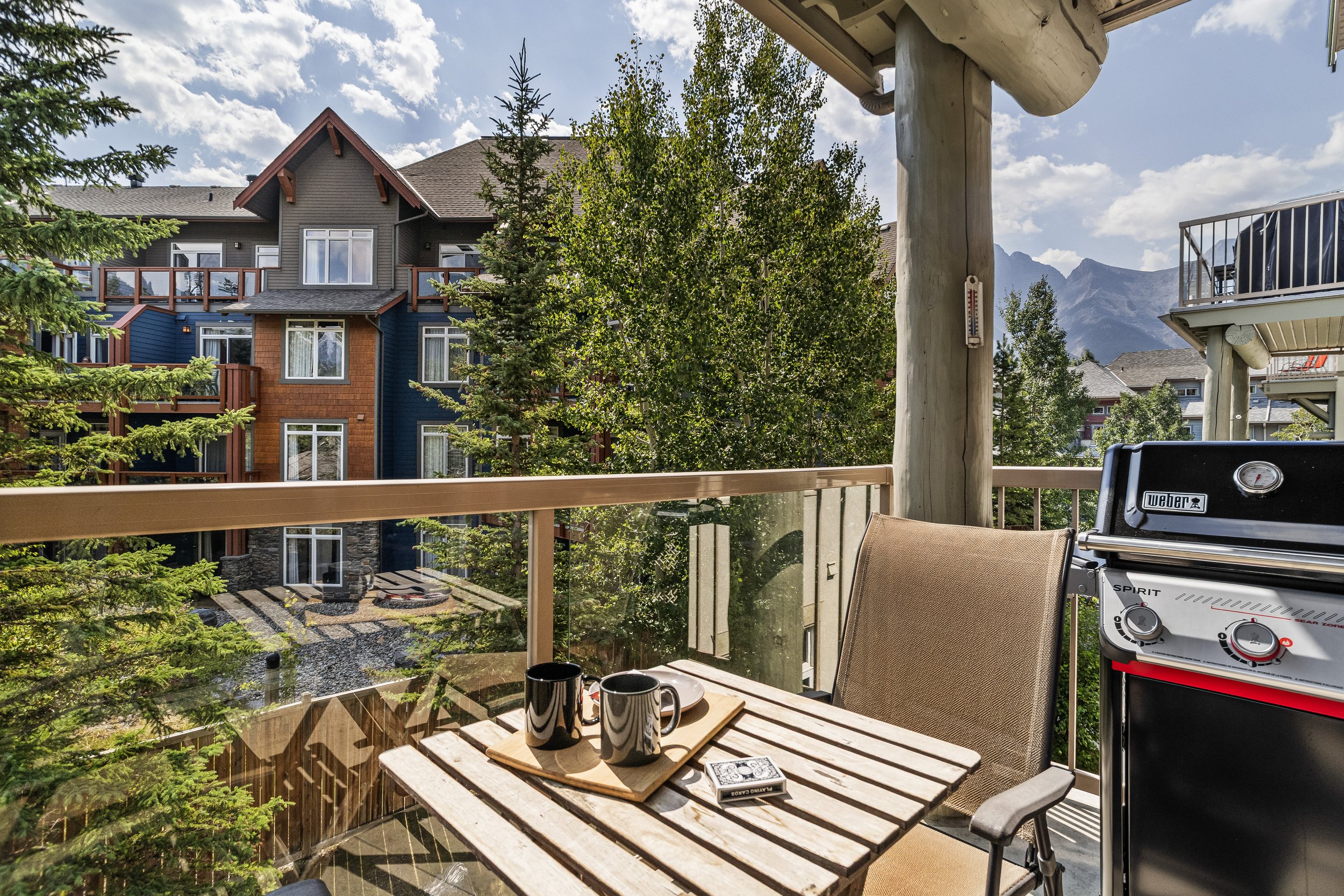 Balcony w/ Mountain Views