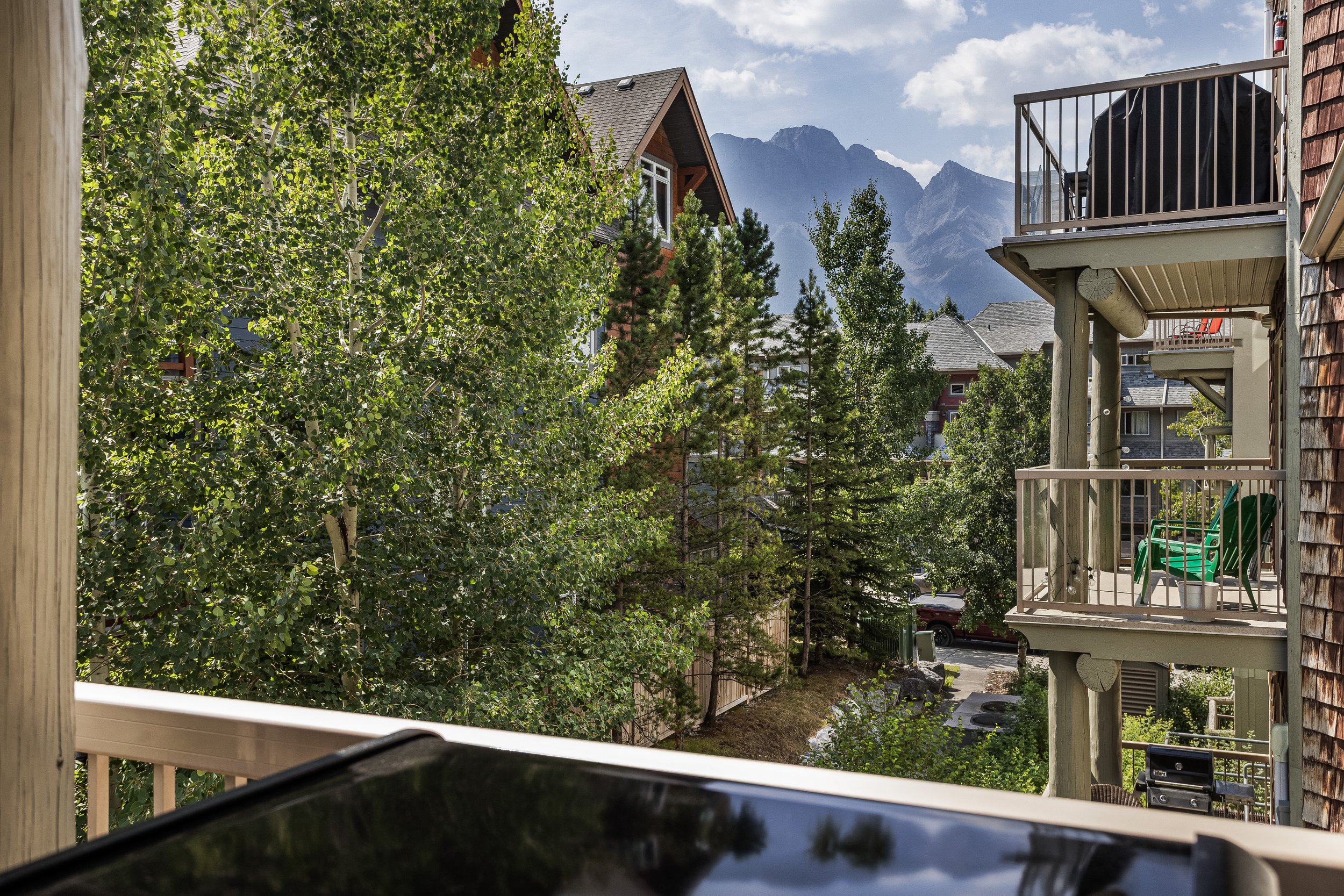 Balcony w/ Mountain Views