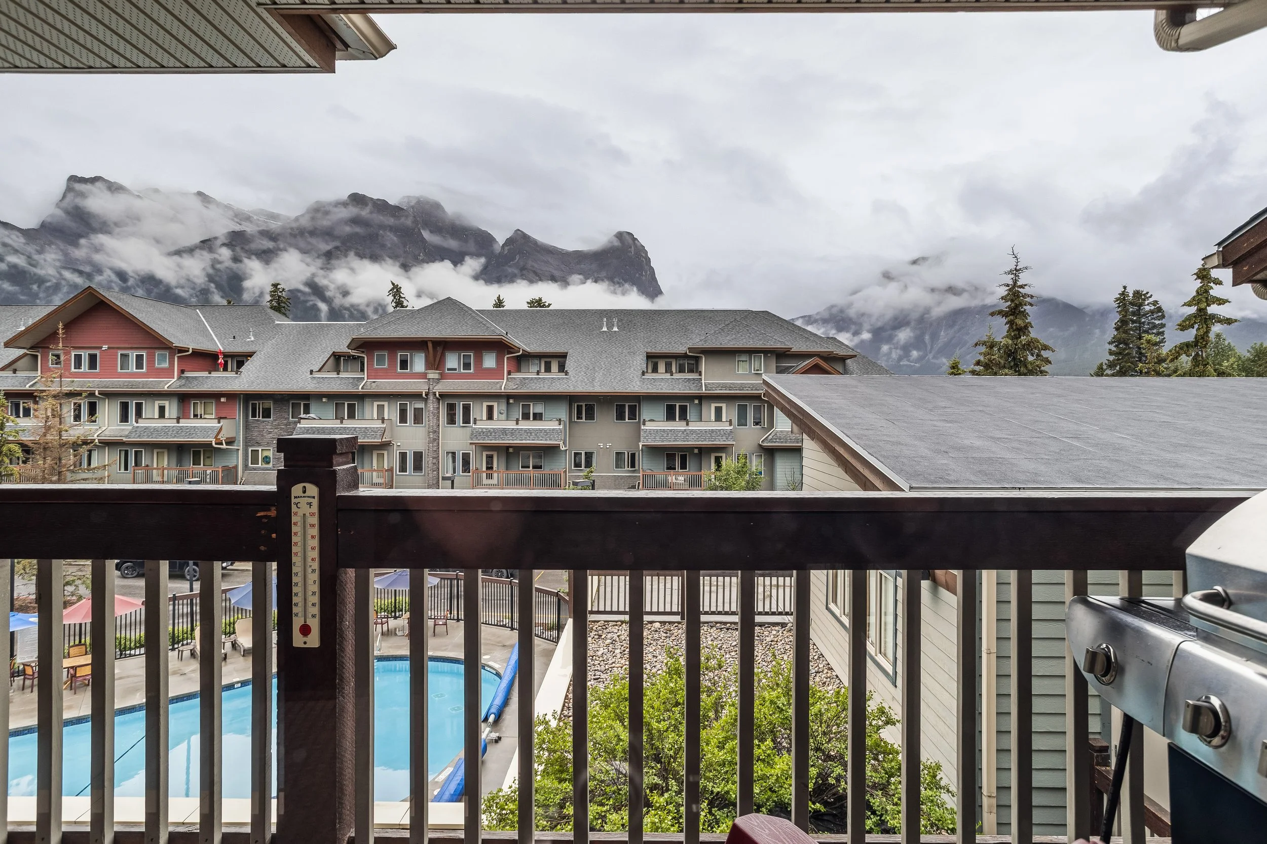 Balcony w/ Mountain Views