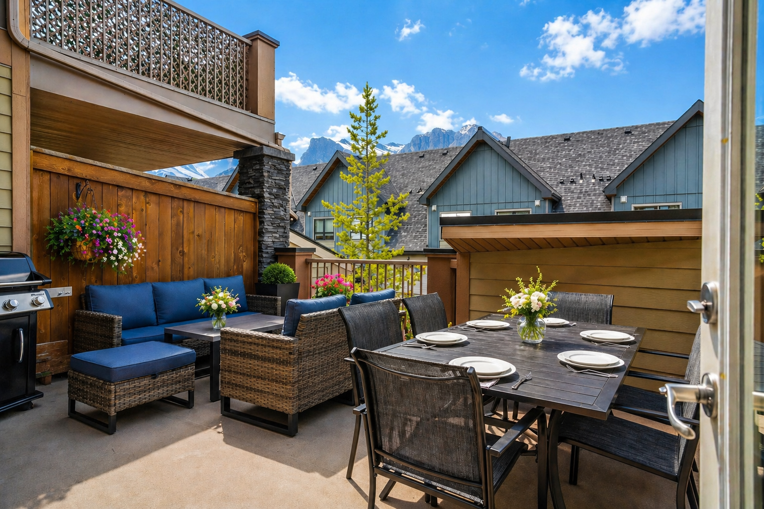 Patio Canmore Stays