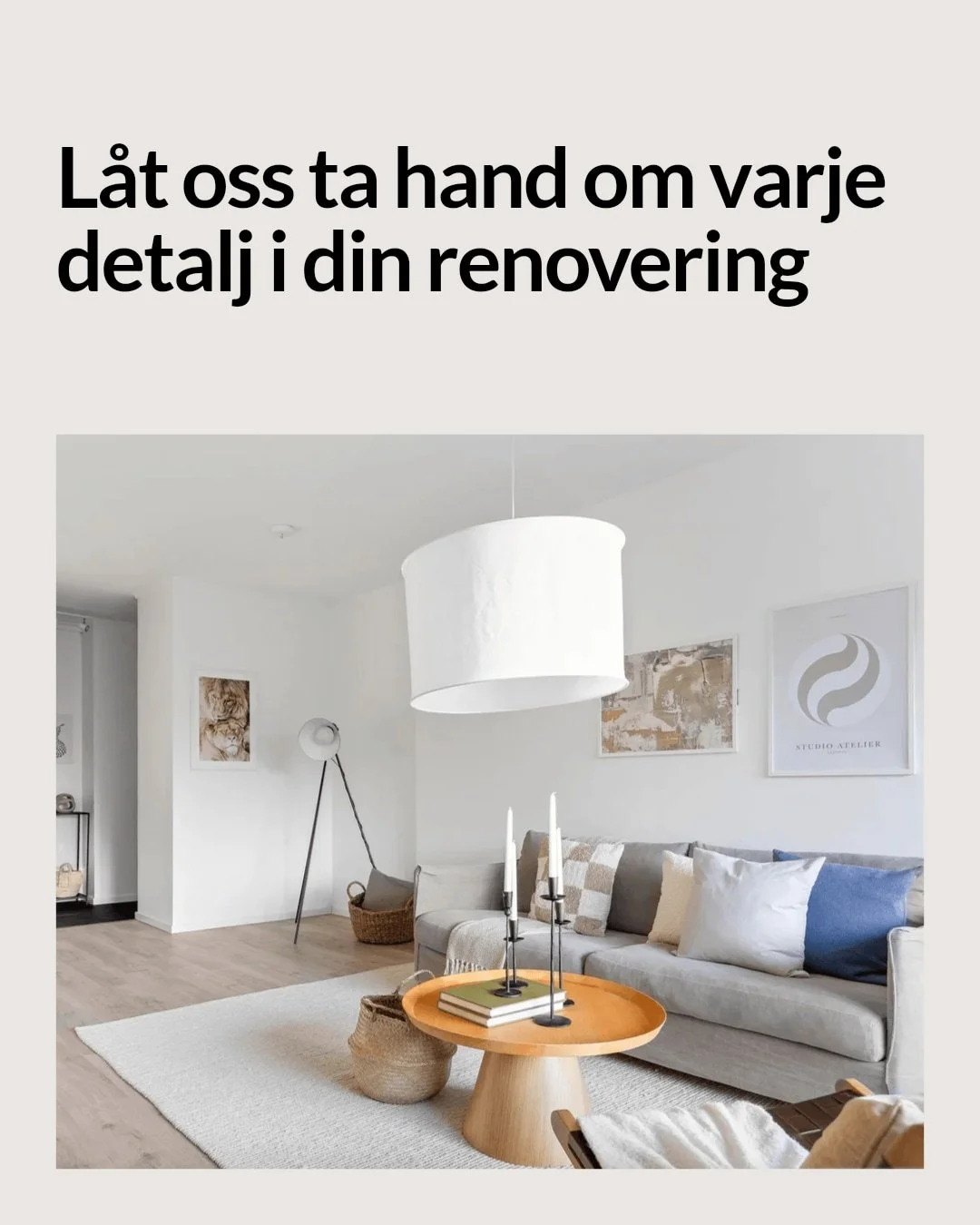 Professionell projektledning g&ouml;r din renovering trygg och smidig.

Med tydlig planering, n&auml;ra uppf&ouml;ljning och samordning av certifierade hantverkare tar vi hand om varje detalj &ndash; fr&aring;n id&eacute; till f&auml;rdigt hem.

L&ar