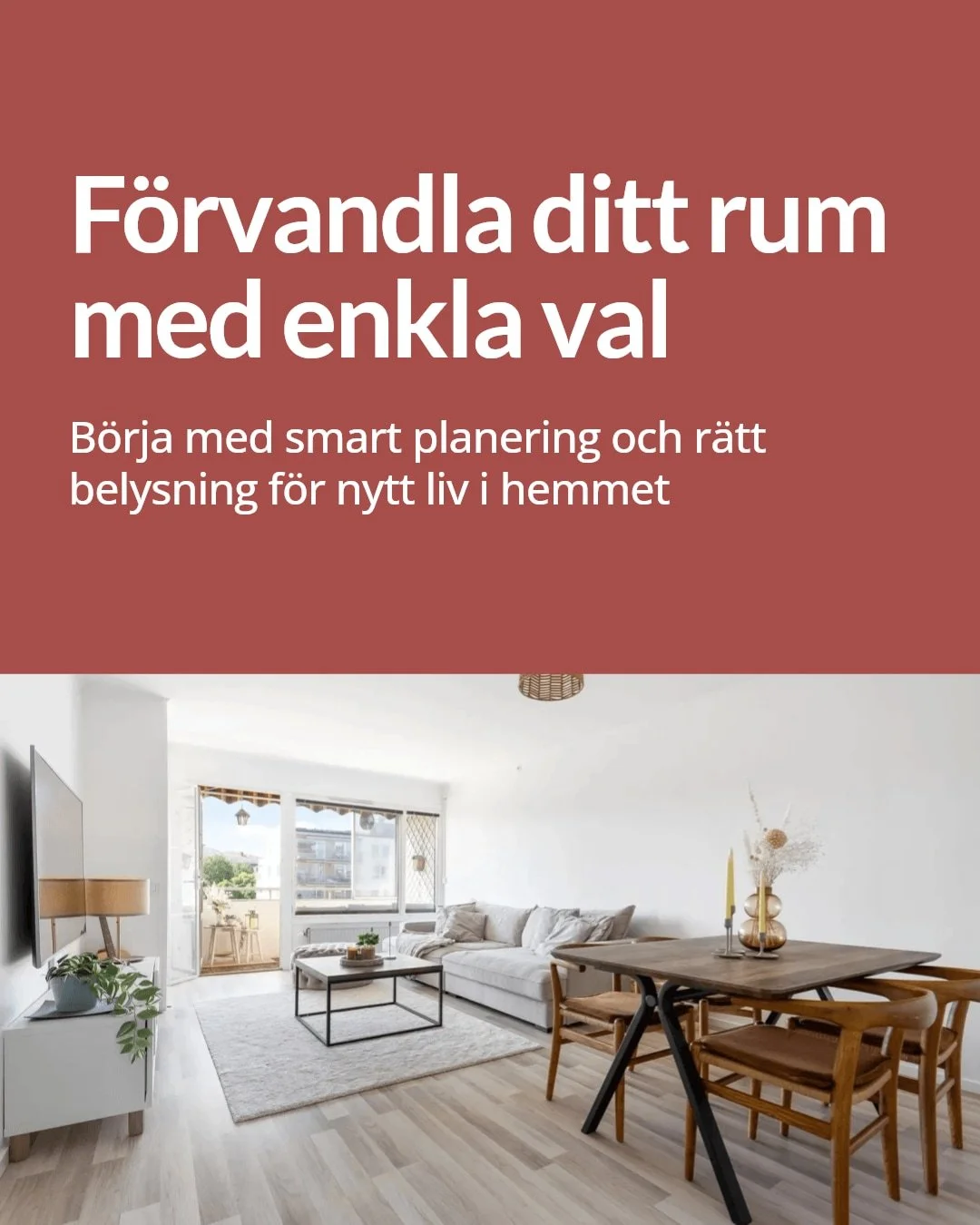 K&auml;nner du att ditt rum har tappat sin charm och funktion?

Med n&aring;gra enkla steg kan en sliten yta f&ouml;rvandlas till ett &auml;lskat och anv&auml;ndbart rum. Fokusera p&aring; smart planering, r&auml;tt materialval och belysning som lyft