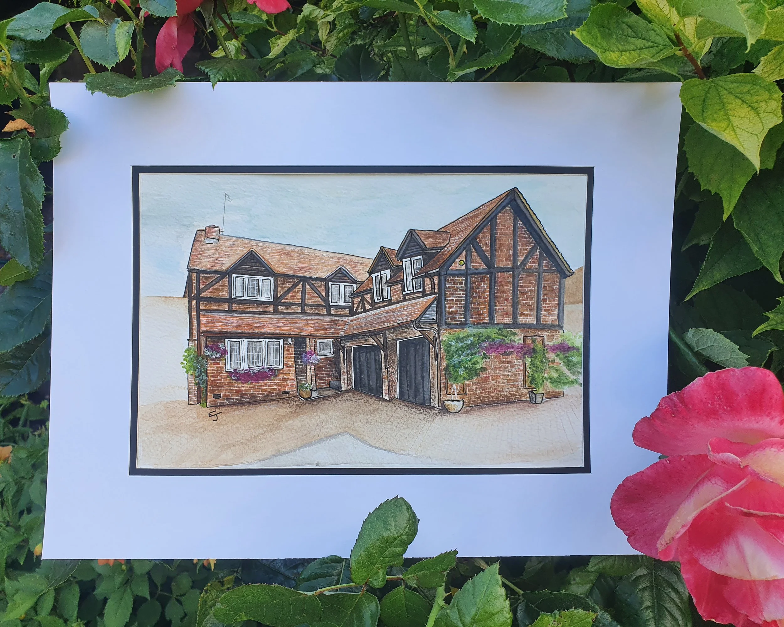 Watercolour Home paintings