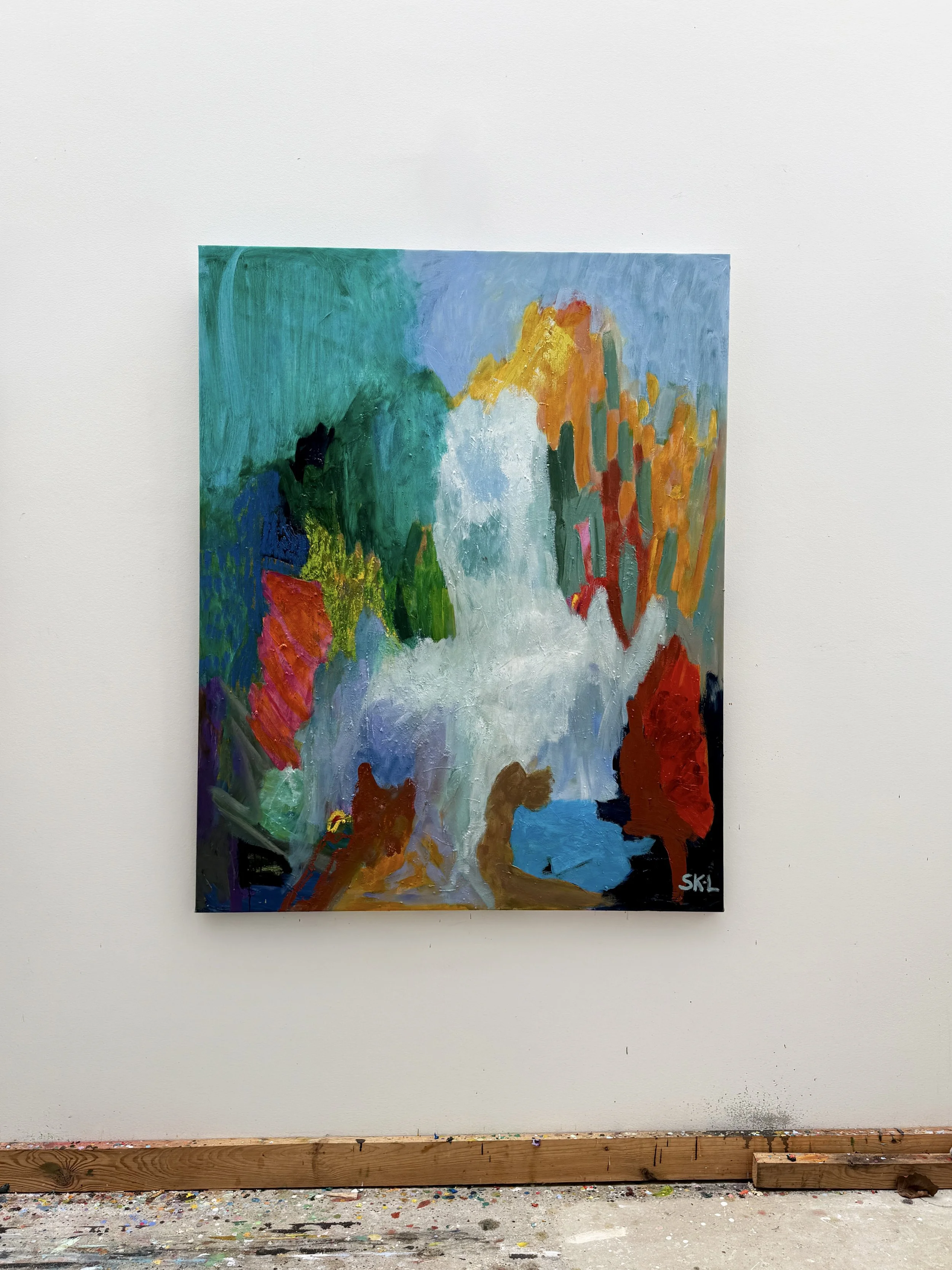 MANY FACES 
120x150 cm 