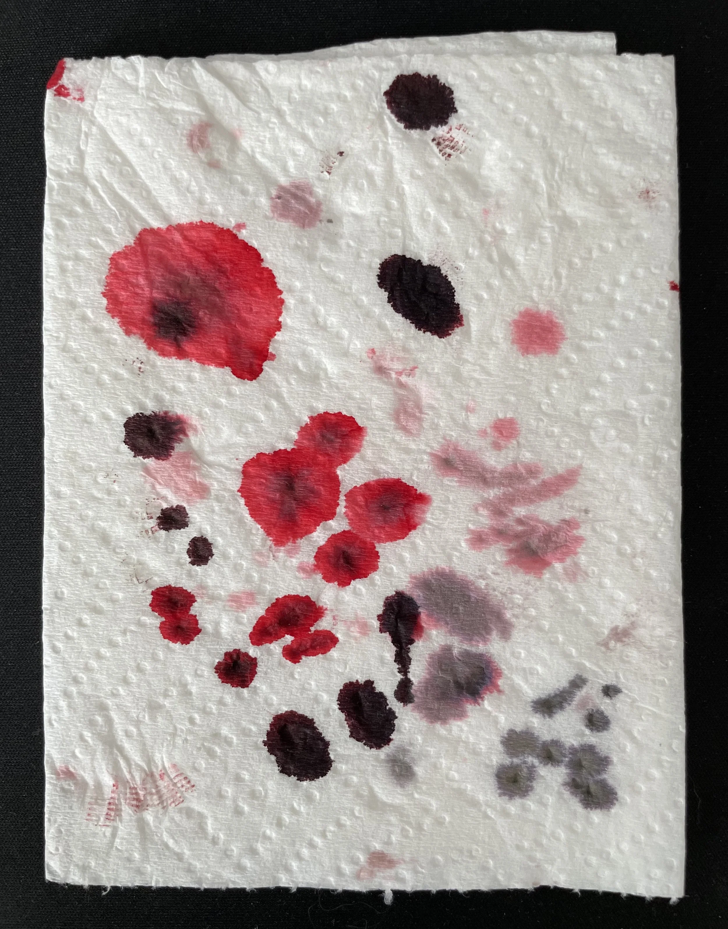 Aftermath 3 - Watercolor on tissue