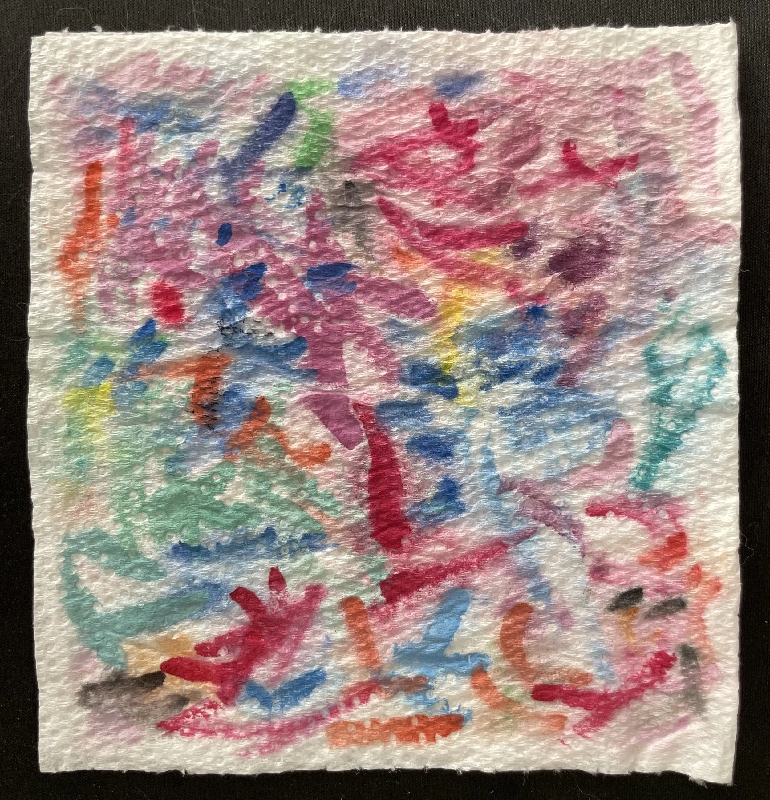 Aftermath 1 - Watercolor on tissue 